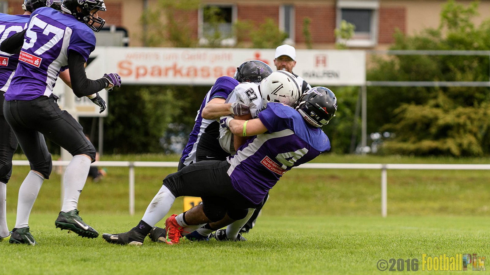 Langenfeld Longhorns vs. Aachen Vampires - 26.06.2016 RL NRW: Langenfeld Longhorns vs. Aachen Vampires (39:7)