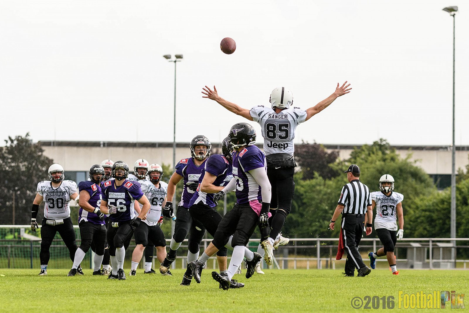 Langenfeld Longhorns vs. Aachen Vampires - 26.06.2016 RL NRW: Langenfeld Longhorns vs. Aachen Vampires (39:7)