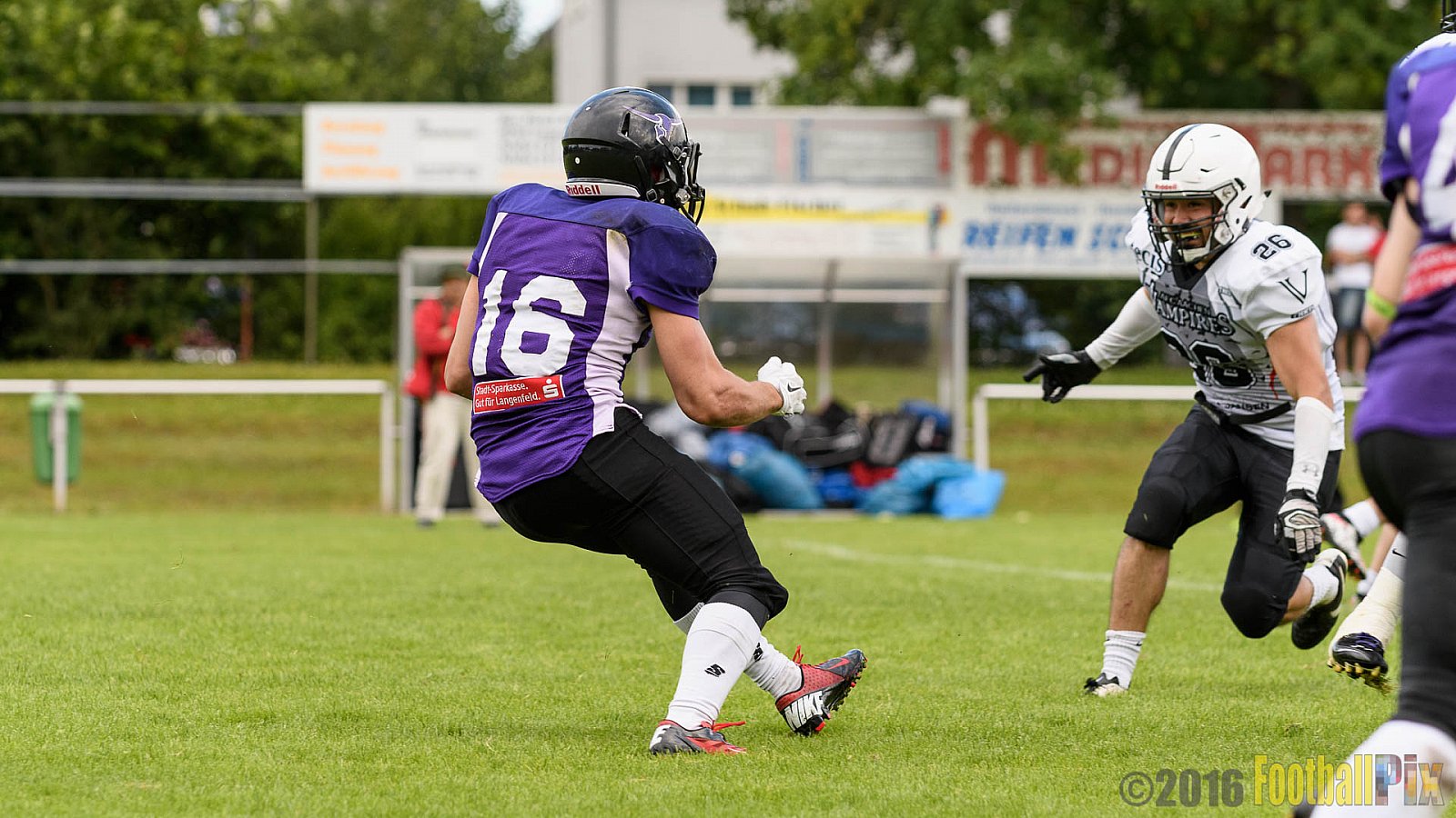 Langenfeld Longhorns vs. Aachen Vampires - 26.06.2016 RL NRW: Langenfeld Longhorns vs. Aachen Vampires (39:7)