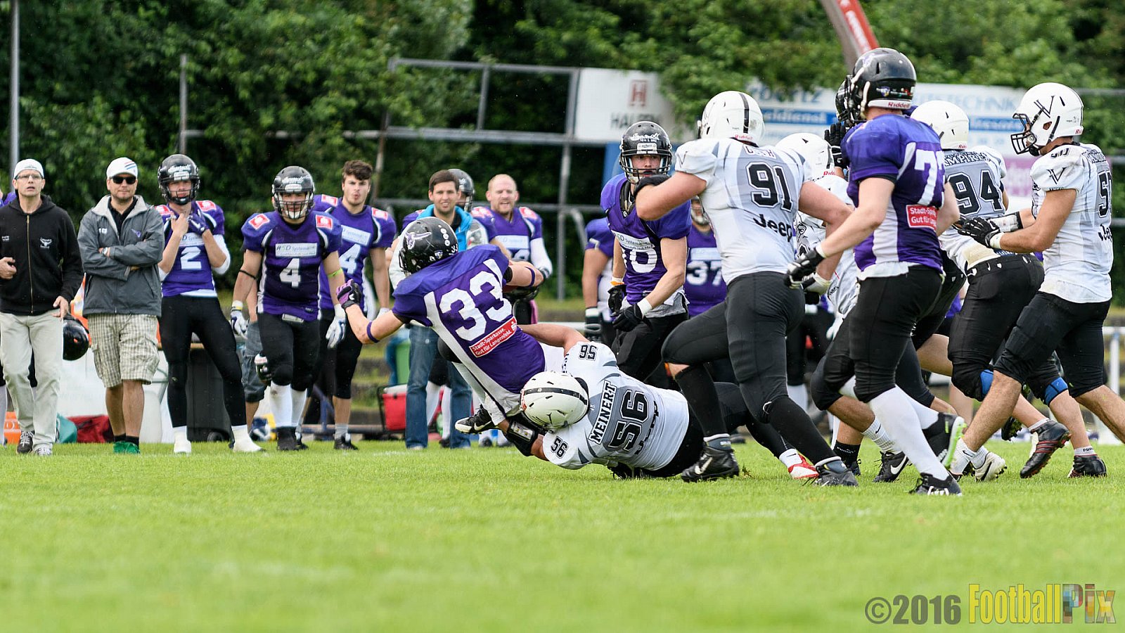 Langenfeld Longhorns vs. Aachen Vampires - 26.06.2016 RL NRW: Langenfeld Longhorns vs. Aachen Vampires (39:7)