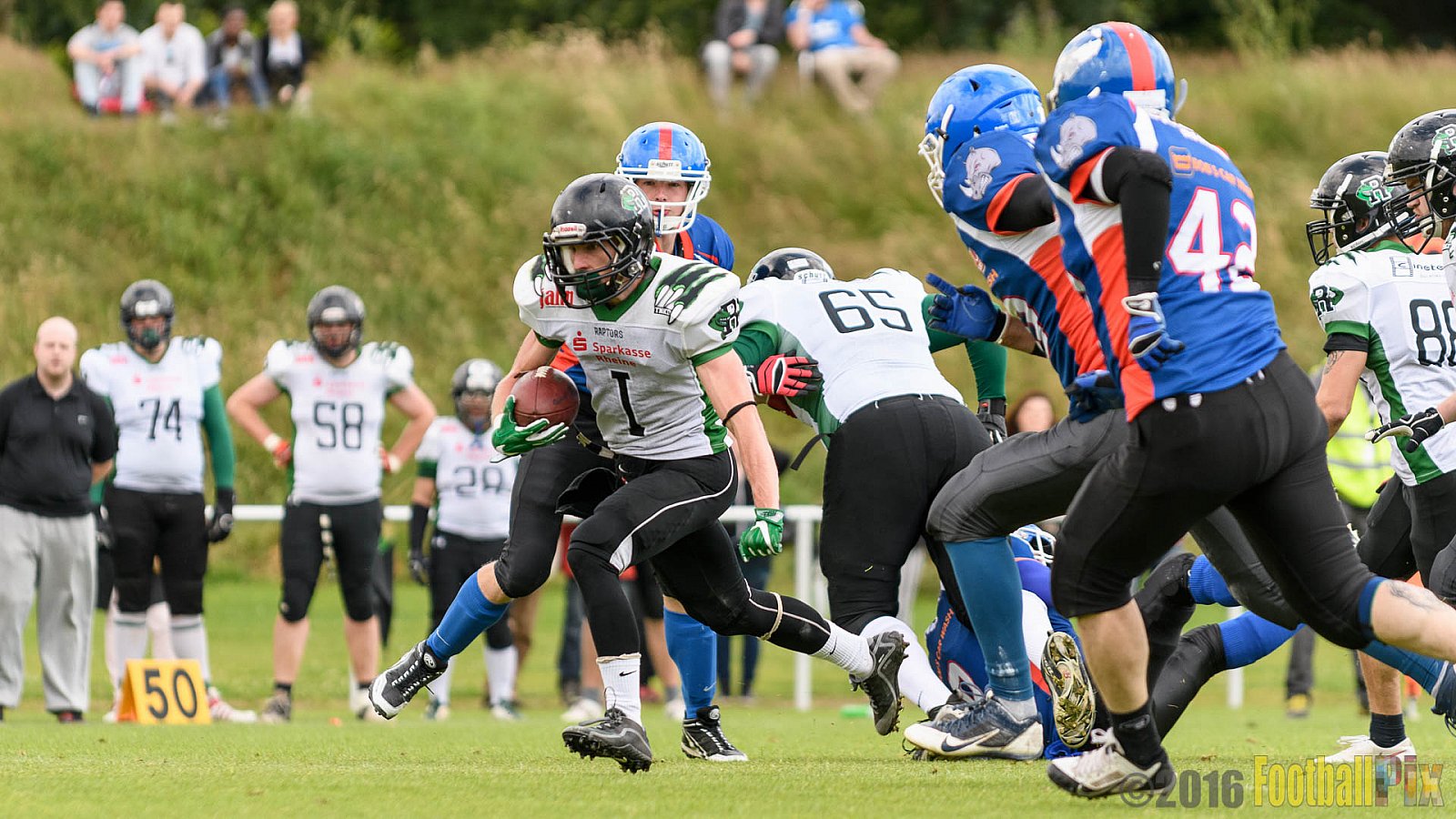Bocholt Rhinos vs. Rheine Raptors - 02.07.2016 VL NRW: Bocholt Rhinos vs. Rheine Raptors (20:44)