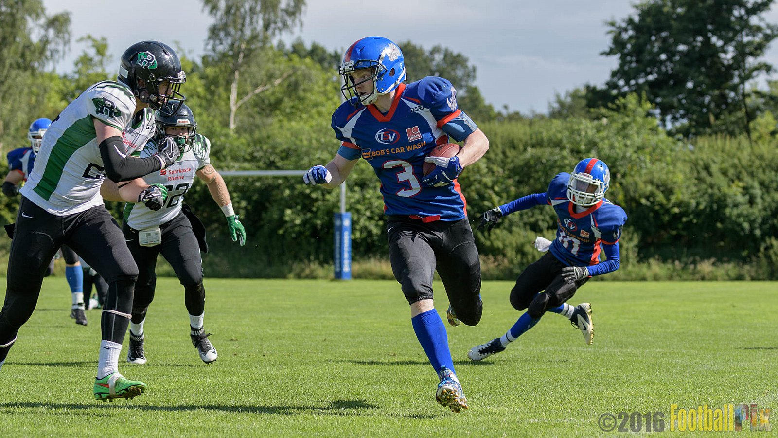 Bocholt Rhinos vs. Rheine Raptors - 02.07.2016 VL NRW: Bocholt Rhinos vs. Rheine Raptors (20:44)