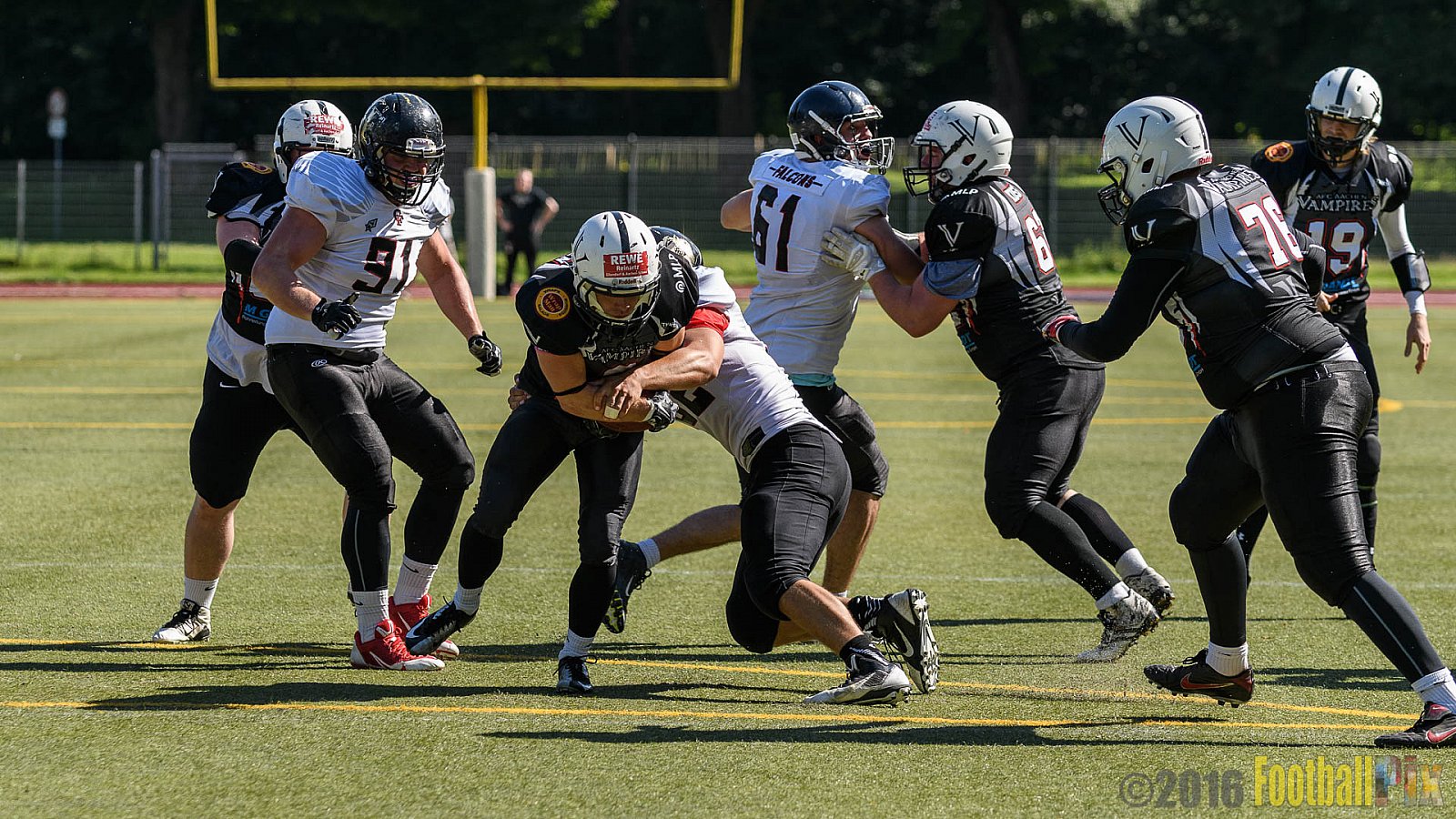 Cologne Falcons vs. Aachen Vampires - 03.07.2016 RL NRW: Cologne Falcons vs. Aachen Vampires (0:3)
