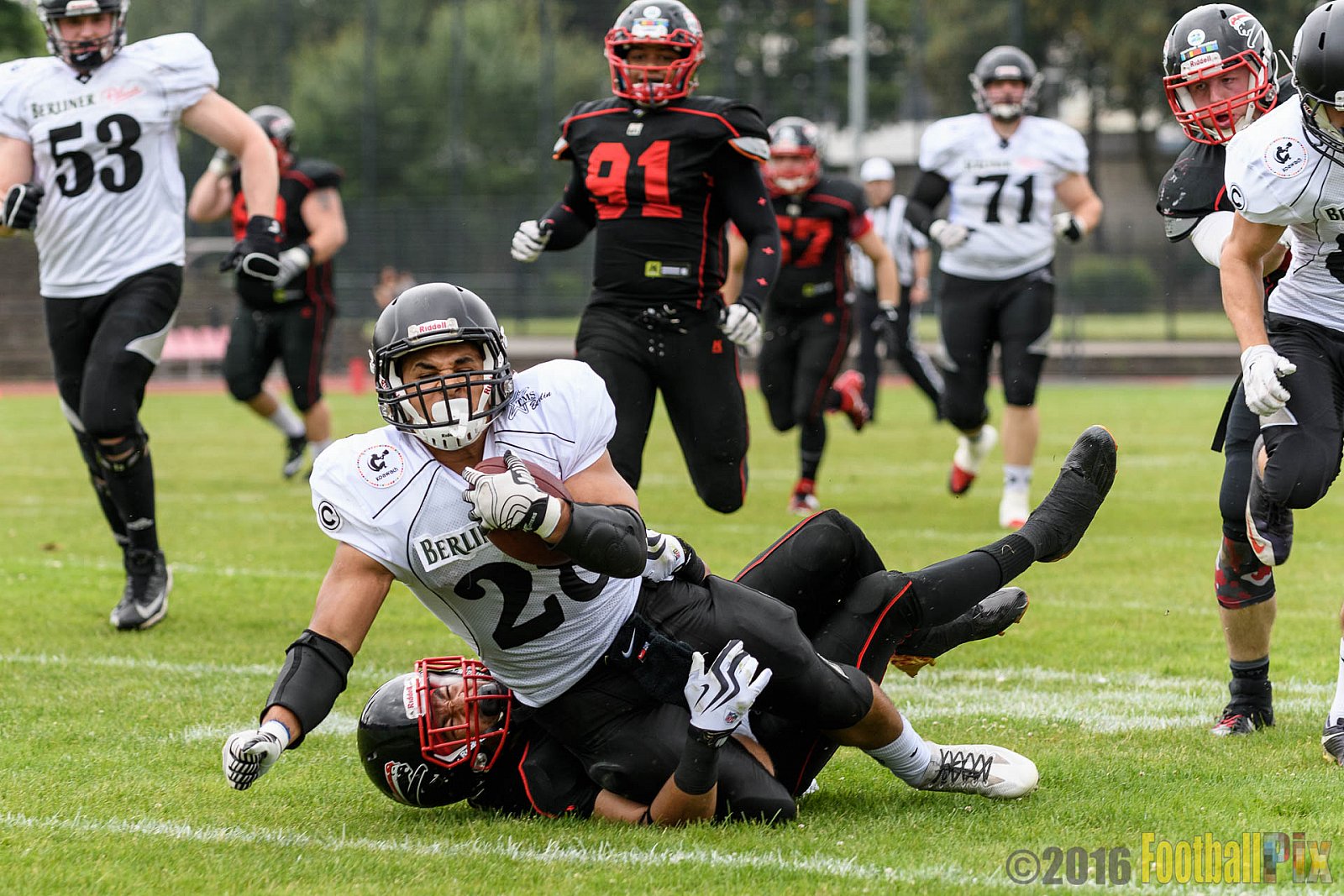 Düsseldorf Panther vs. Berlin Rebels - 16.07.2016 GFL Nord: Düsseldorf Panther vs. Berlin Rebels (14:36)