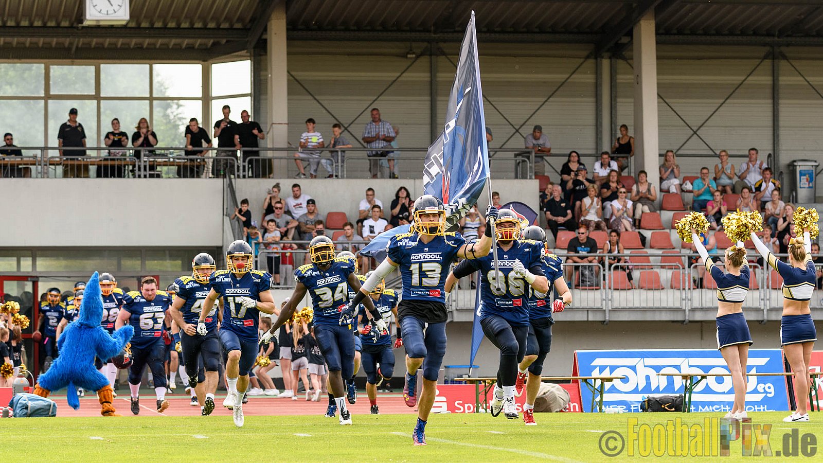 Essen Assindia Cardinals vs. Ritterhude Badgers - 23.07.2016 GFL2: Essen Assindia Cardinals vs. Ritterhude Badgers (41:35)