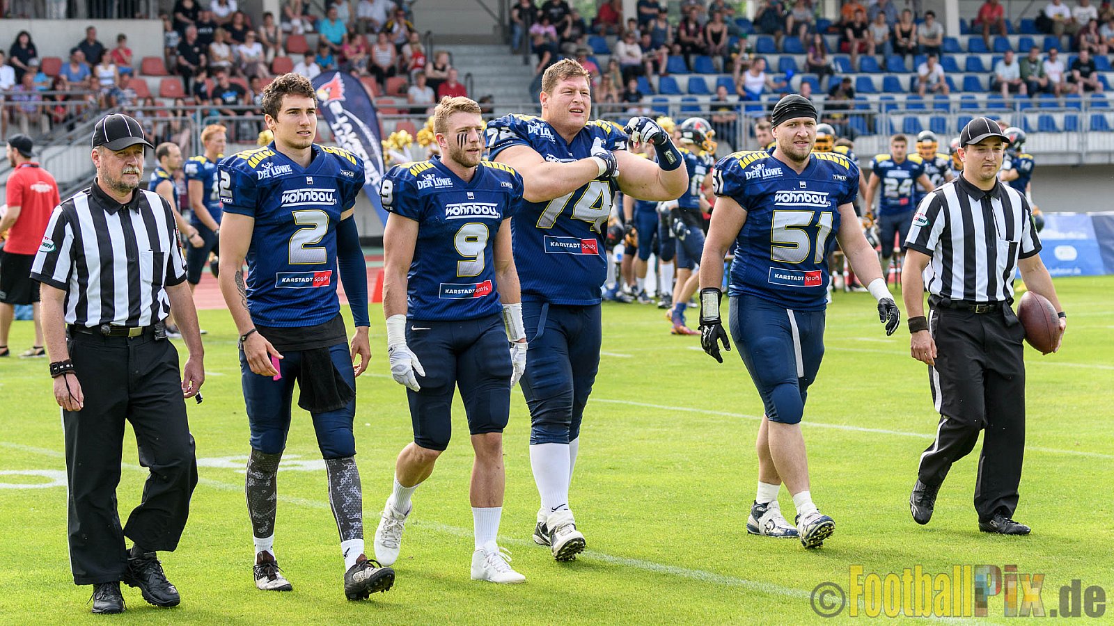 Essen Assindia Cardinals vs. Ritterhude Badgers - 23.07.2016 GFL2: Essen Assindia Cardinals vs. Ritterhude Badgers (41:35)