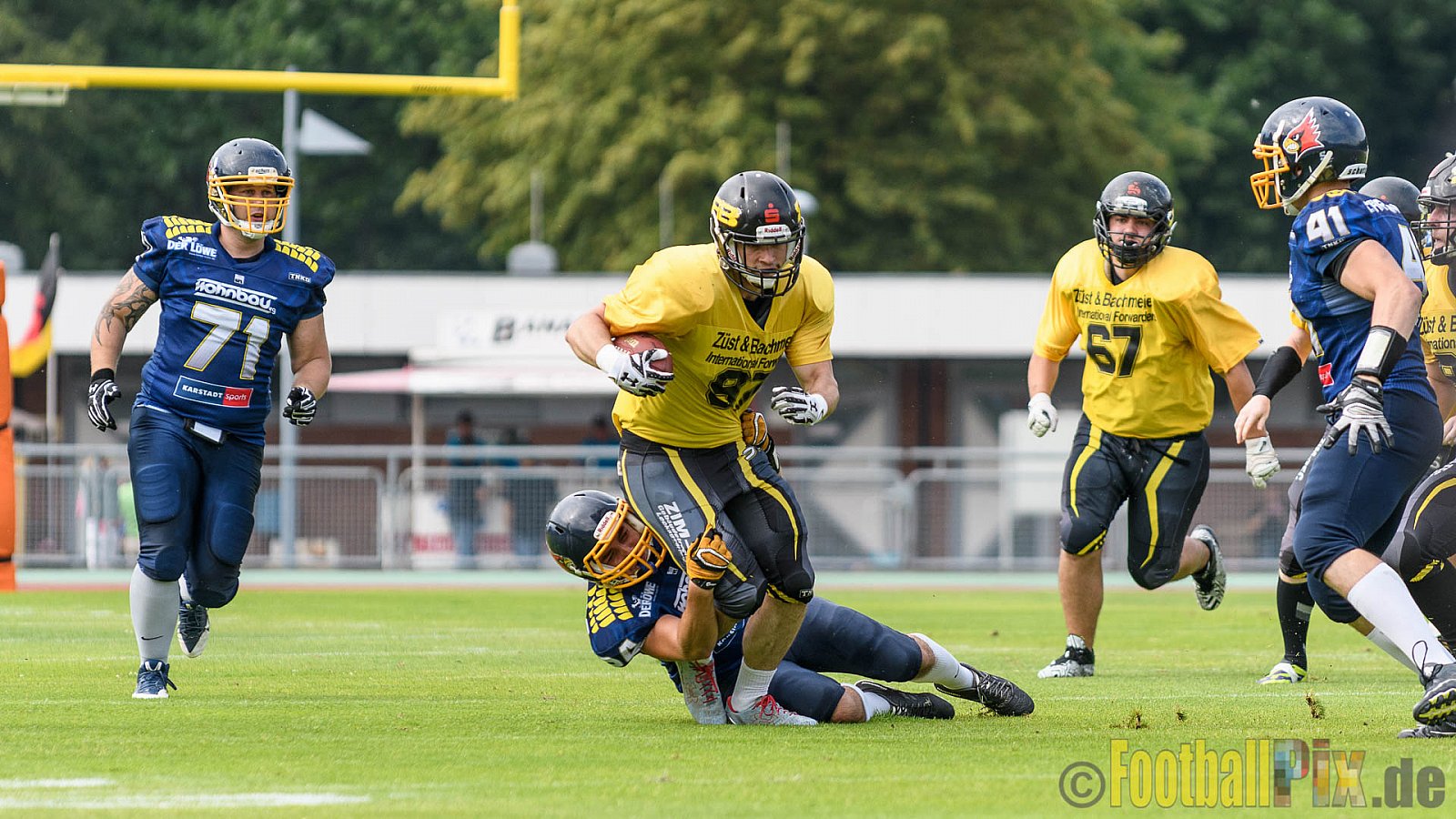 Essen Assindia Cardinals vs. Ritterhude Badgers - 23.07.2016 GFL2: Essen Assindia Cardinals vs. Ritterhude Badgers (41:35)