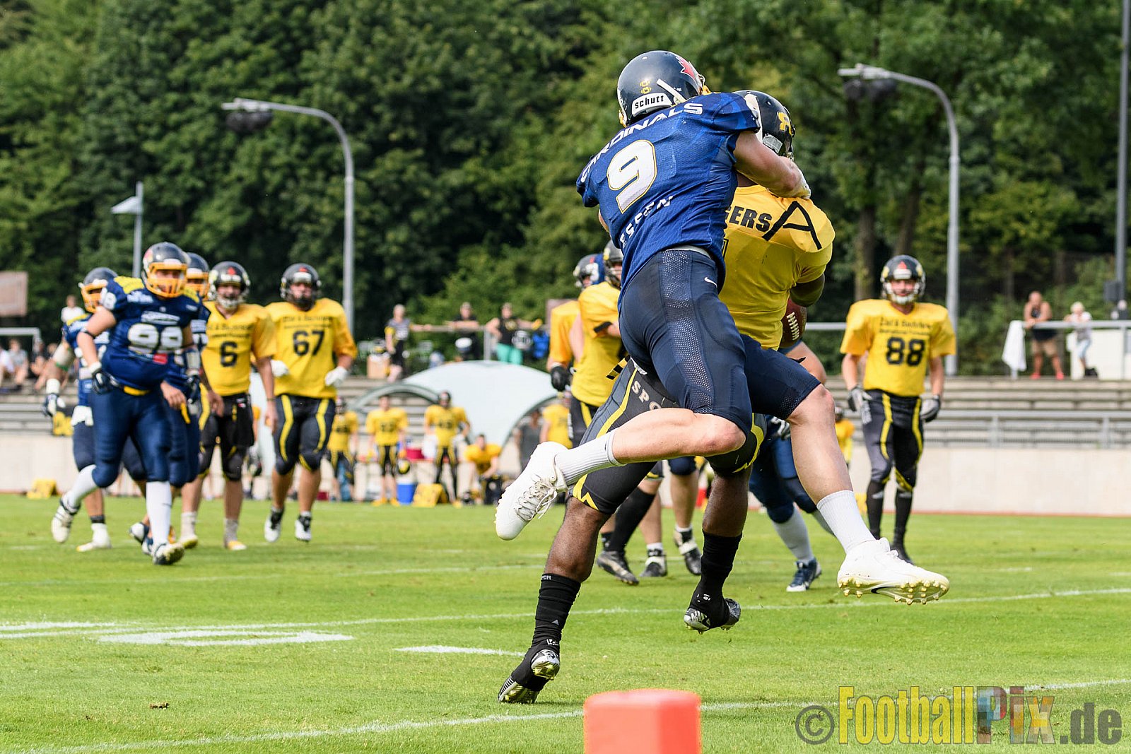 Essen Assindia Cardinals vs. Ritterhude Badgers - 23.07.2016 GFL2: Essen Assindia Cardinals vs. Ritterhude Badgers (41:35)