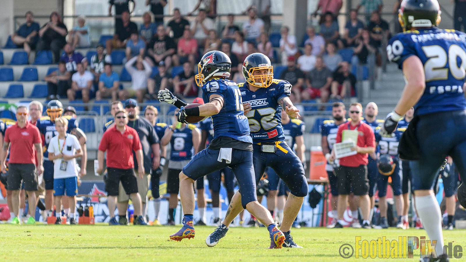 Essen Assindia Cardinals vs. Ritterhude Badgers - 23.07.2016 GFL2: Essen Assindia Cardinals vs. Ritterhude Badgers (41:35)