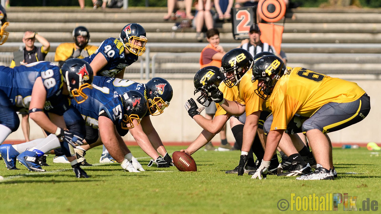 Essen Assindia Cardinals vs. Ritterhude Badgers - 23.07.2016 GFL2: Essen Assindia Cardinals vs. Ritterhude Badgers (41:35)