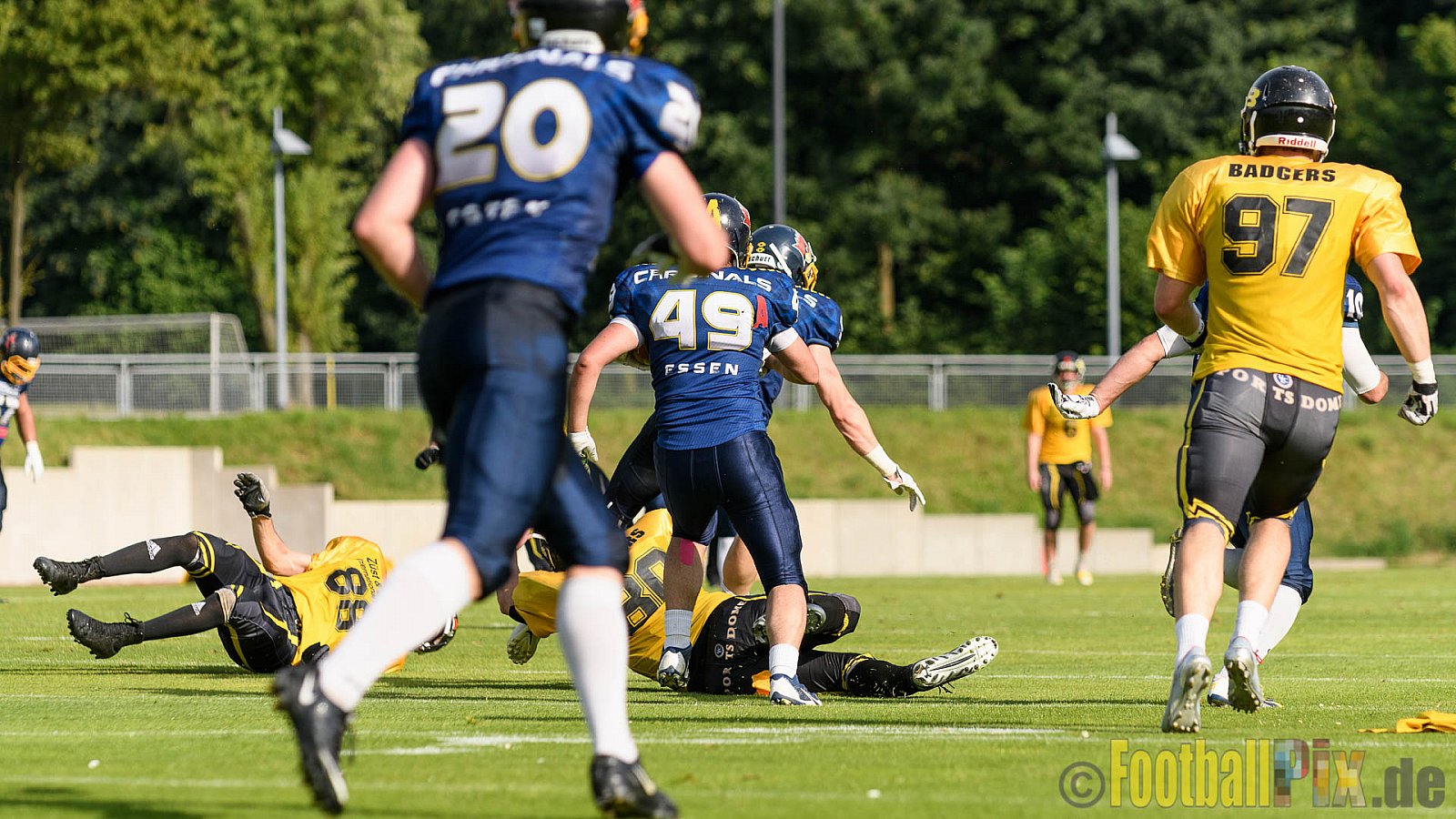 Essen Assindia Cardinals vs. Ritterhude Badgers - 23.07.2016 GFL2: Essen Assindia Cardinals vs. Ritterhude Badgers (41:35)