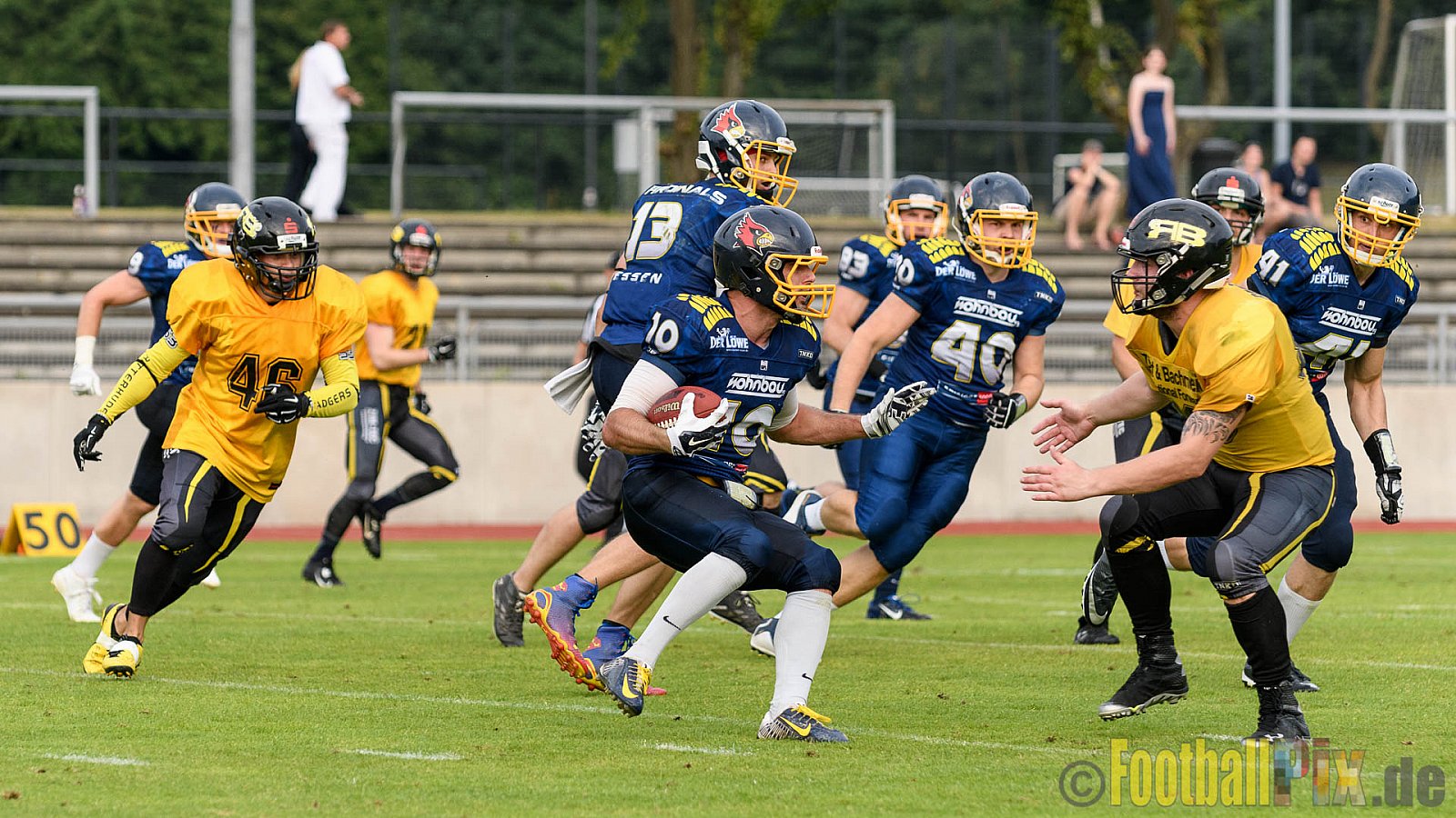 Essen Assindia Cardinals vs. Ritterhude Badgers - 23.07.2016 GFL2: Essen Assindia Cardinals vs. Ritterhude Badgers (41:35)