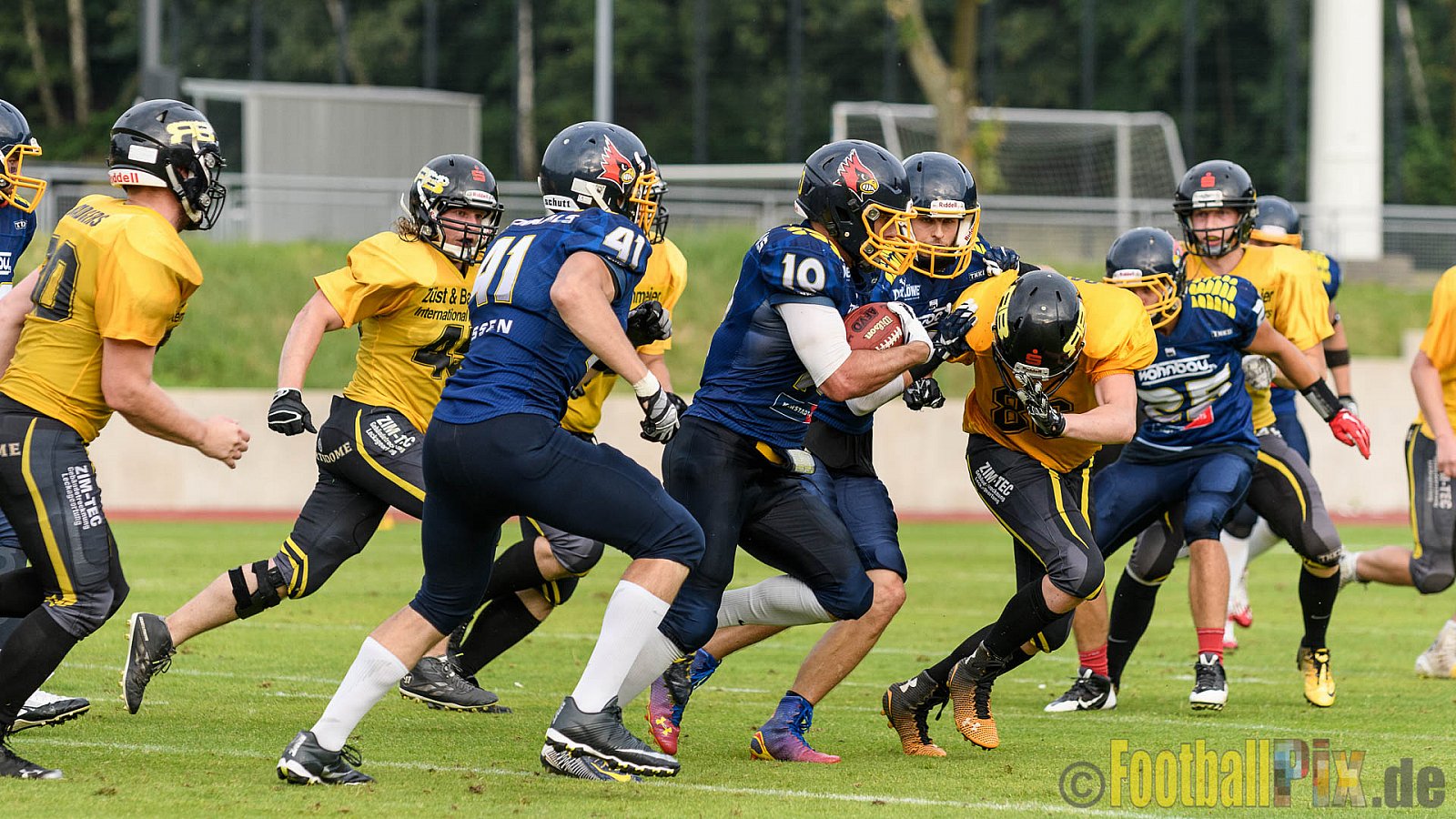 Essen Assindia Cardinals vs. Ritterhude Badgers - 23.07.2016 GFL2: Essen Assindia Cardinals vs. Ritterhude Badgers (41:35)
