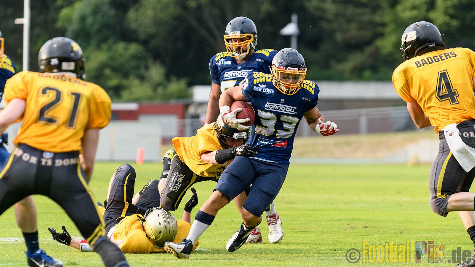 Essen Assindia Cardinals vs. Ritterhude Badgers - 23.07.2016 GFL2: Essen Assindia Cardinals vs. Ritterhude Badgers (41:35)