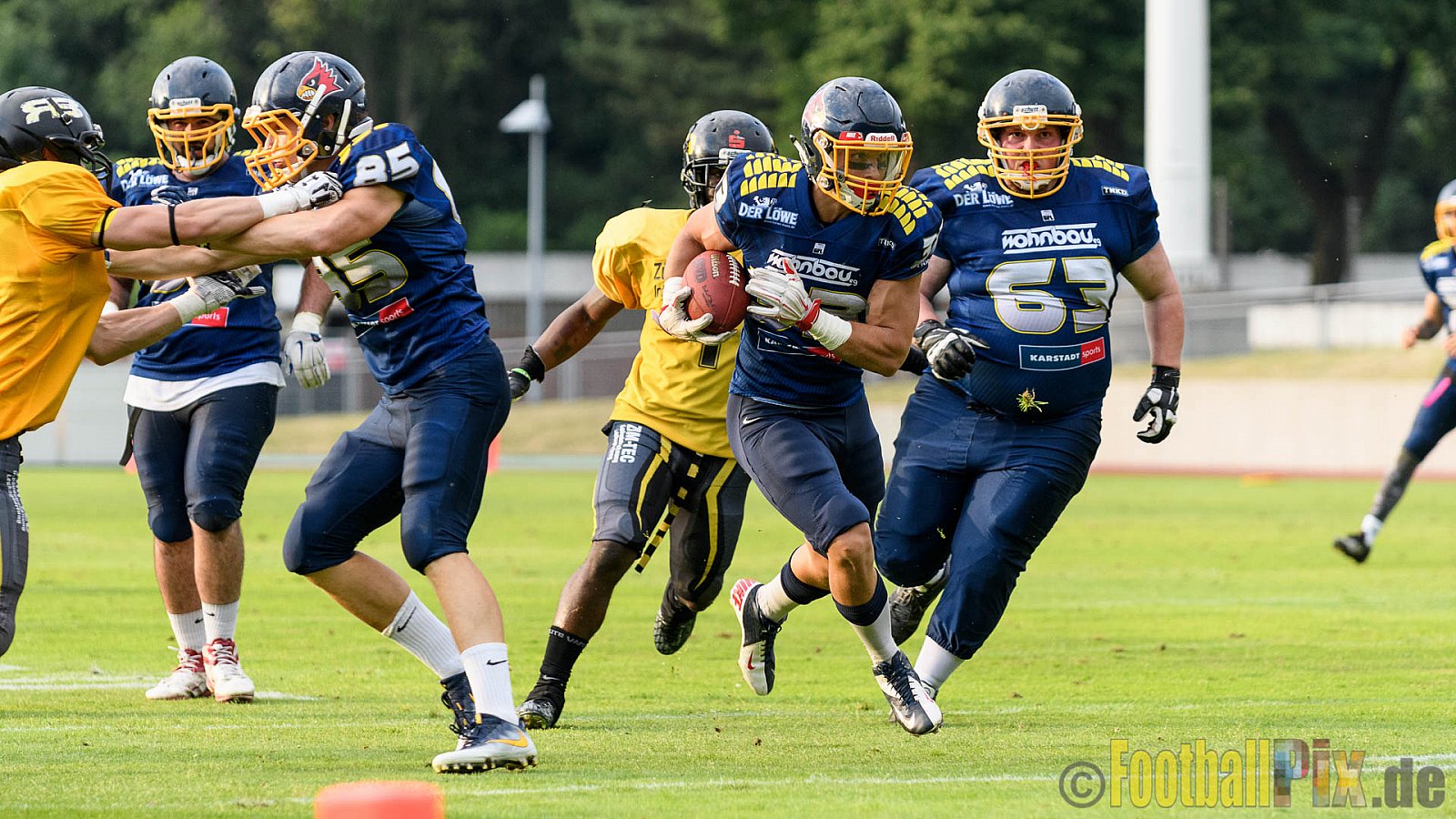 Essen Assindia Cardinals vs. Ritterhude Badgers - 23.07.2016 GFL2: Essen Assindia Cardinals vs. Ritterhude Badgers (41:35)