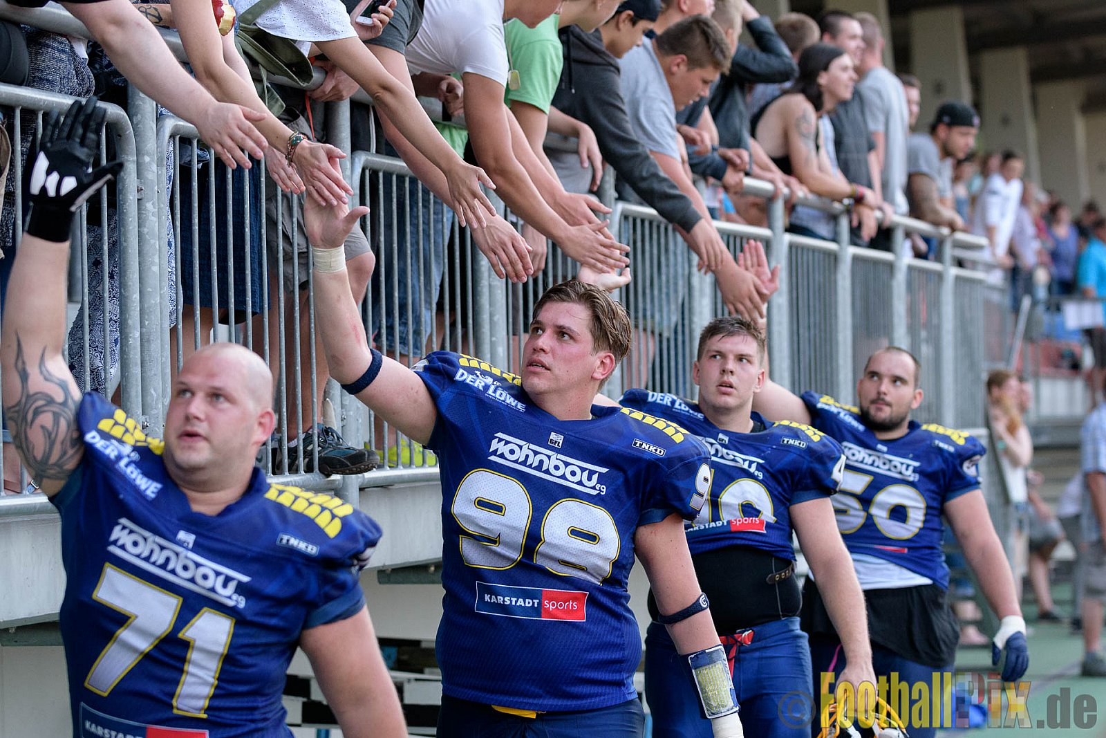 Essen Assindia Cardinals vs. Ritterhude Badgers - 23.07.2016 GFL2: Essen Assindia Cardinals vs. Ritterhude Badgers (41:35)