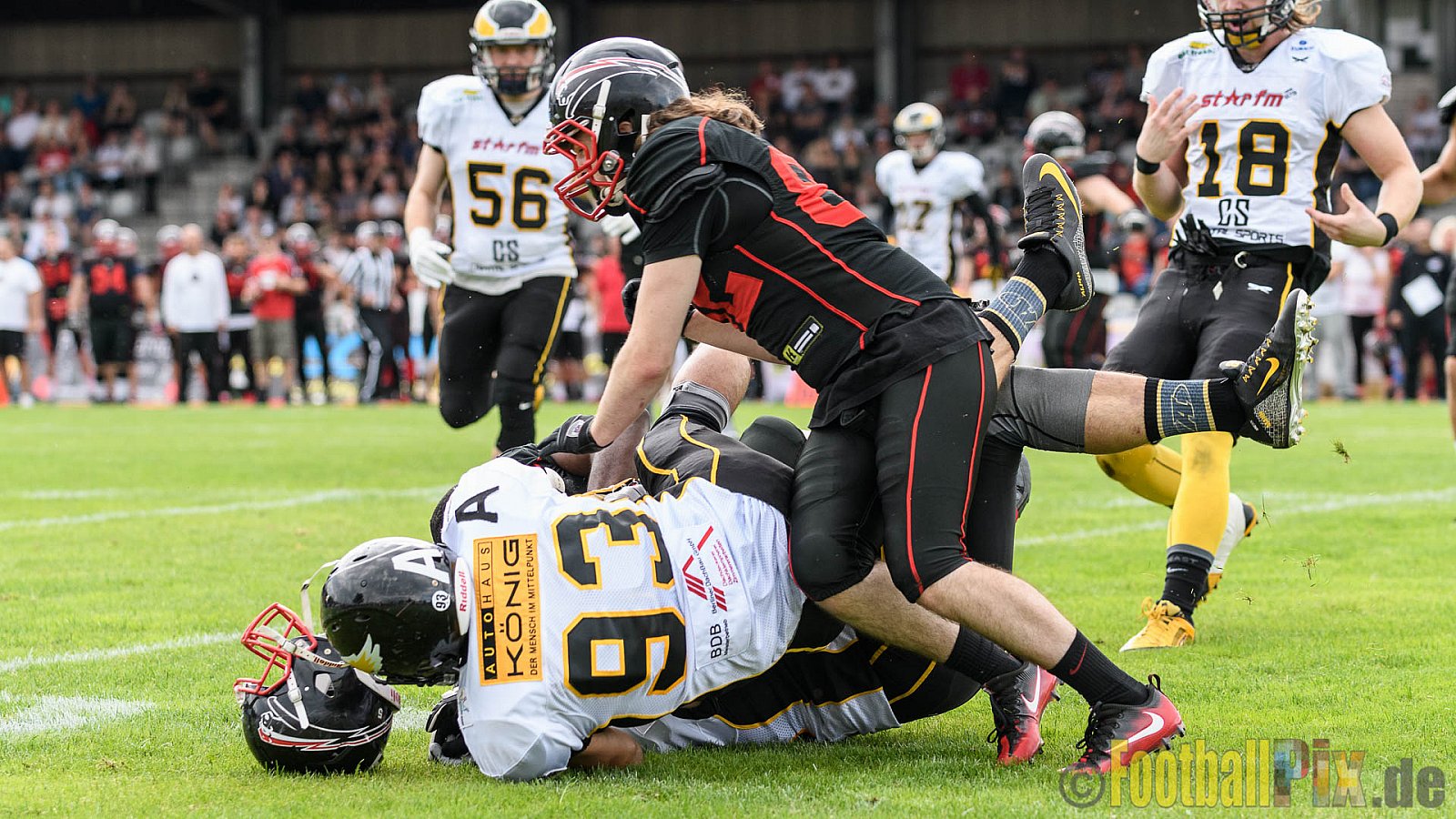 Düsseldorf Panther vs. Berlin Adler - 30.07.2016 GFL Nord: Düsseldorf Panther vs. Berlin Adler (39:41)