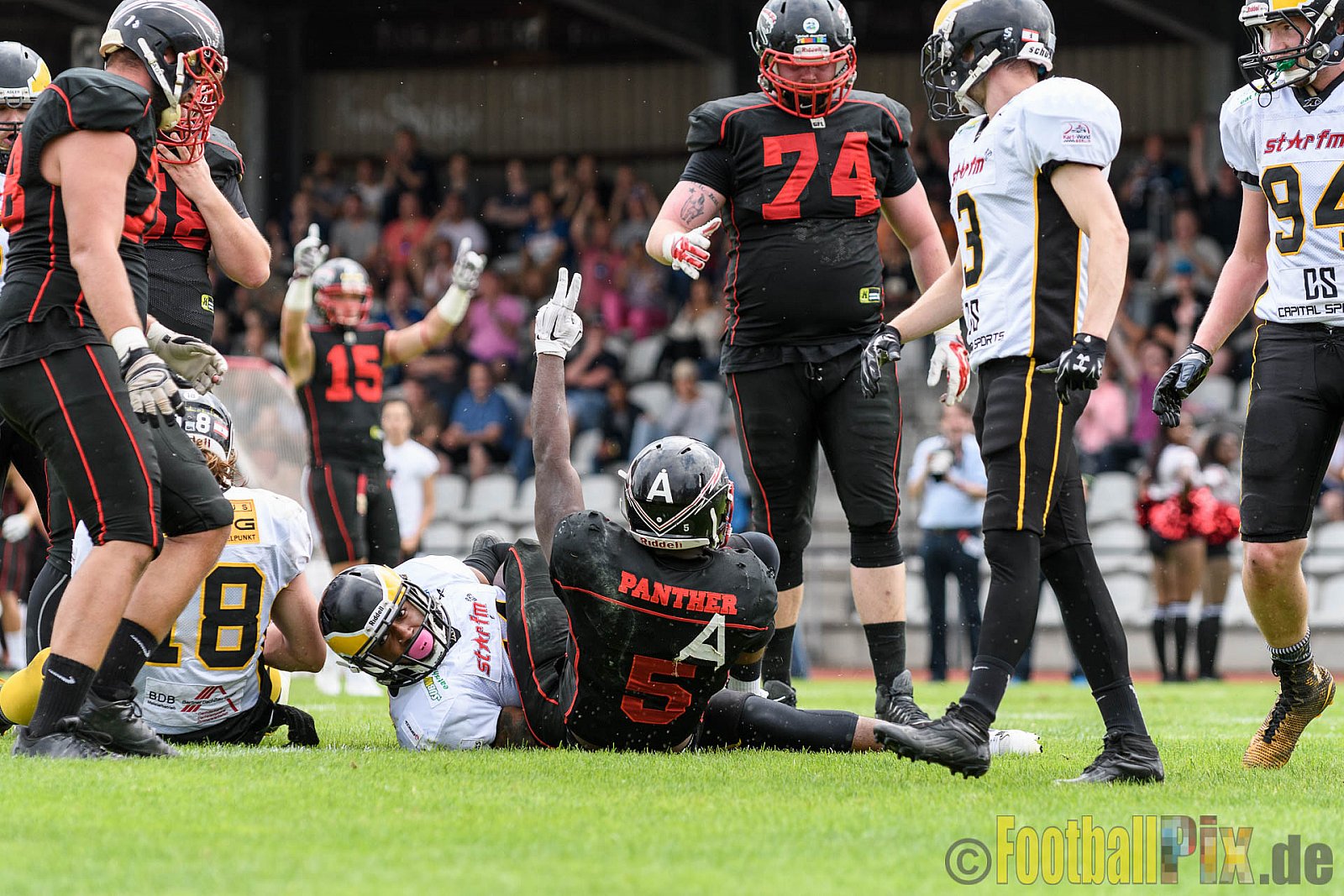 Düsseldorf Panther vs. Berlin Adler - 30.07.2016 GFL Nord: Düsseldorf Panther vs. Berlin Adler (39:41)