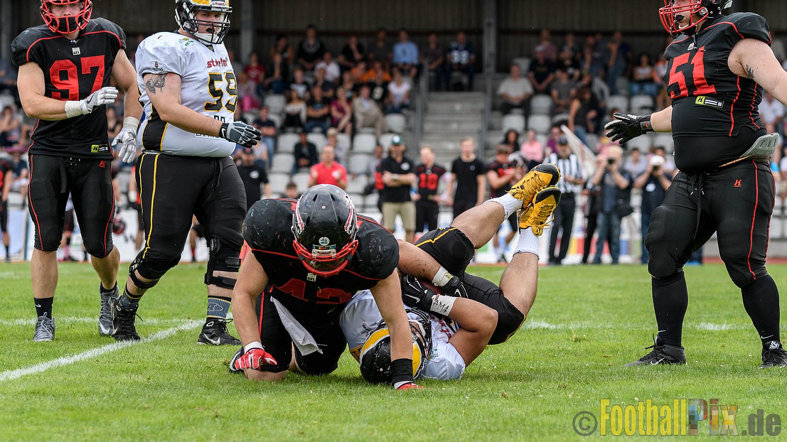 Düsseldorf Panther vs. Berlin Adler - 30.07.2016 GFL Nord: Düsseldorf Panther vs. Berlin Adler (39:41)