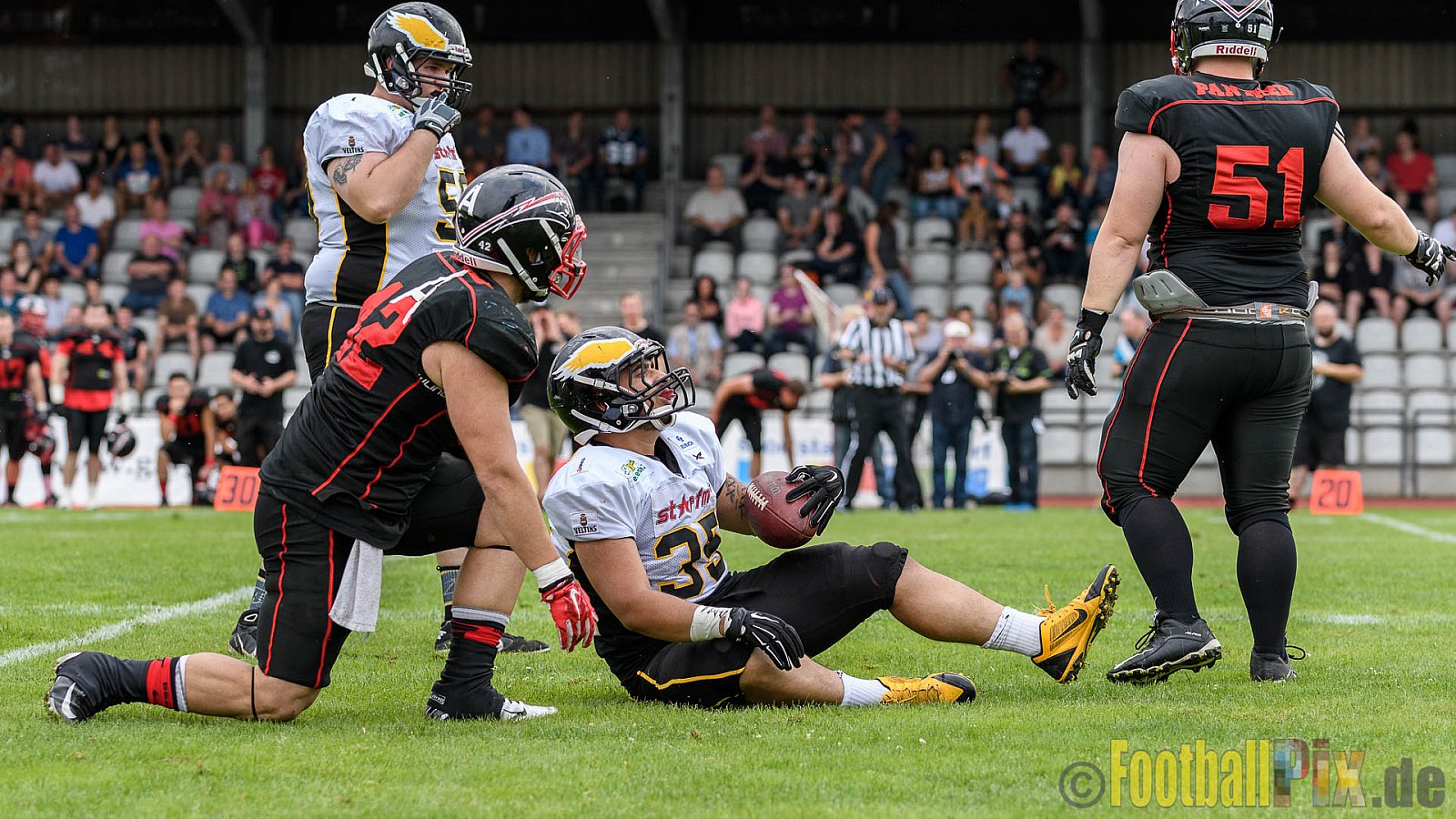 Düsseldorf Panther vs. Berlin Adler - 30.07.2016 GFL Nord: Düsseldorf Panther vs. Berlin Adler (39:41)