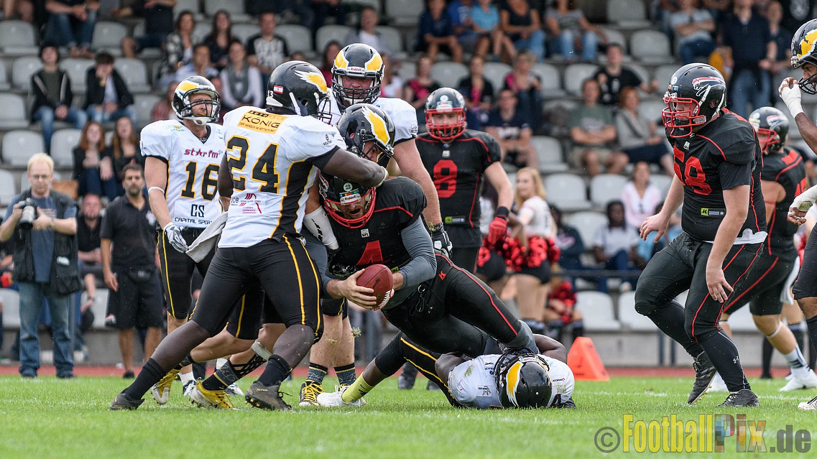 Düsseldorf Panther vs. Berlin Adler - 30.07.2016 GFL Nord: Düsseldorf Panther vs. Berlin Adler (39:41)