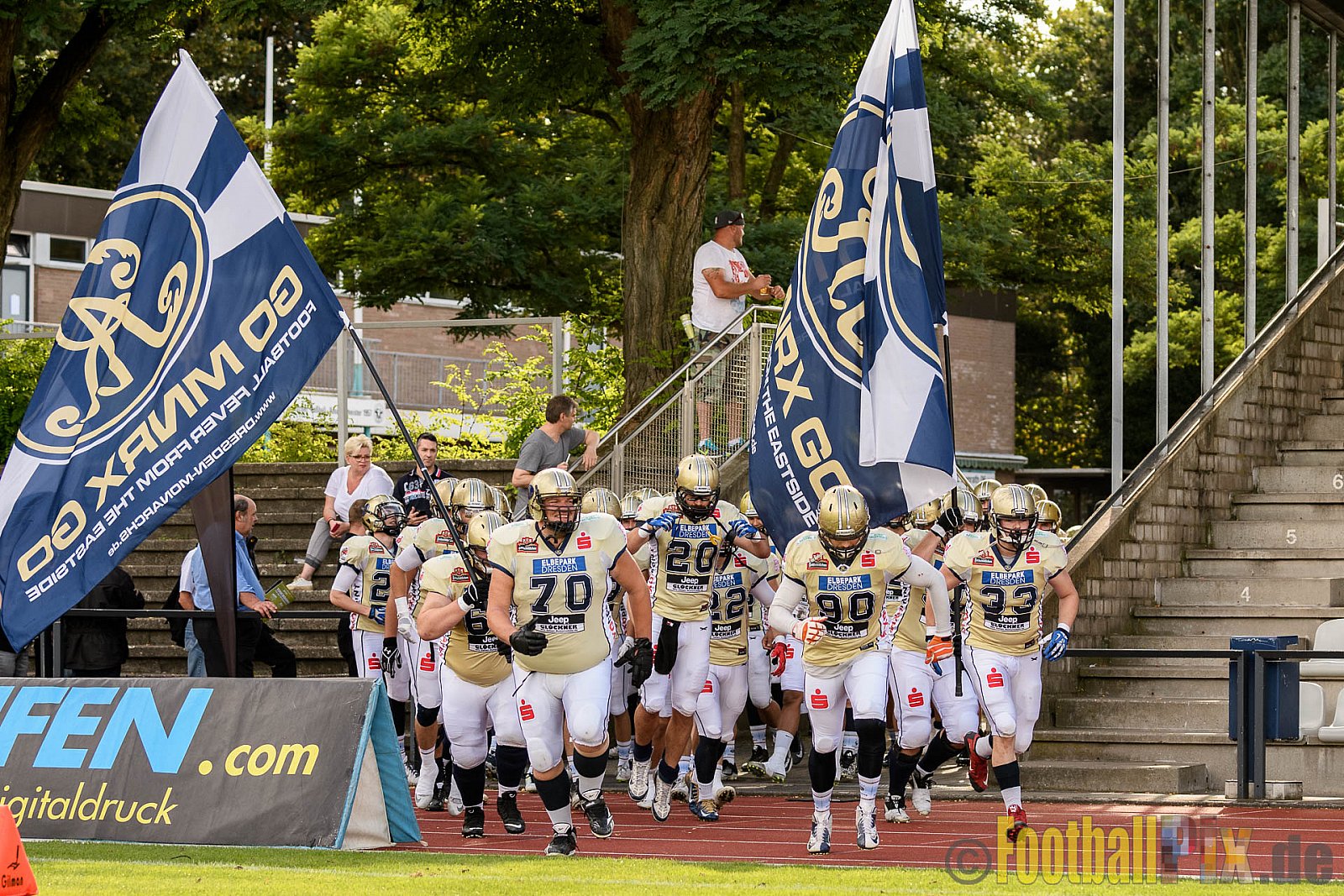 Düsseldorf Panther vs. Dresden Monarchs - 20.08.2016 GFL Nord: Düsseldorf Panther vs. Dresden Monarchs (16:69)