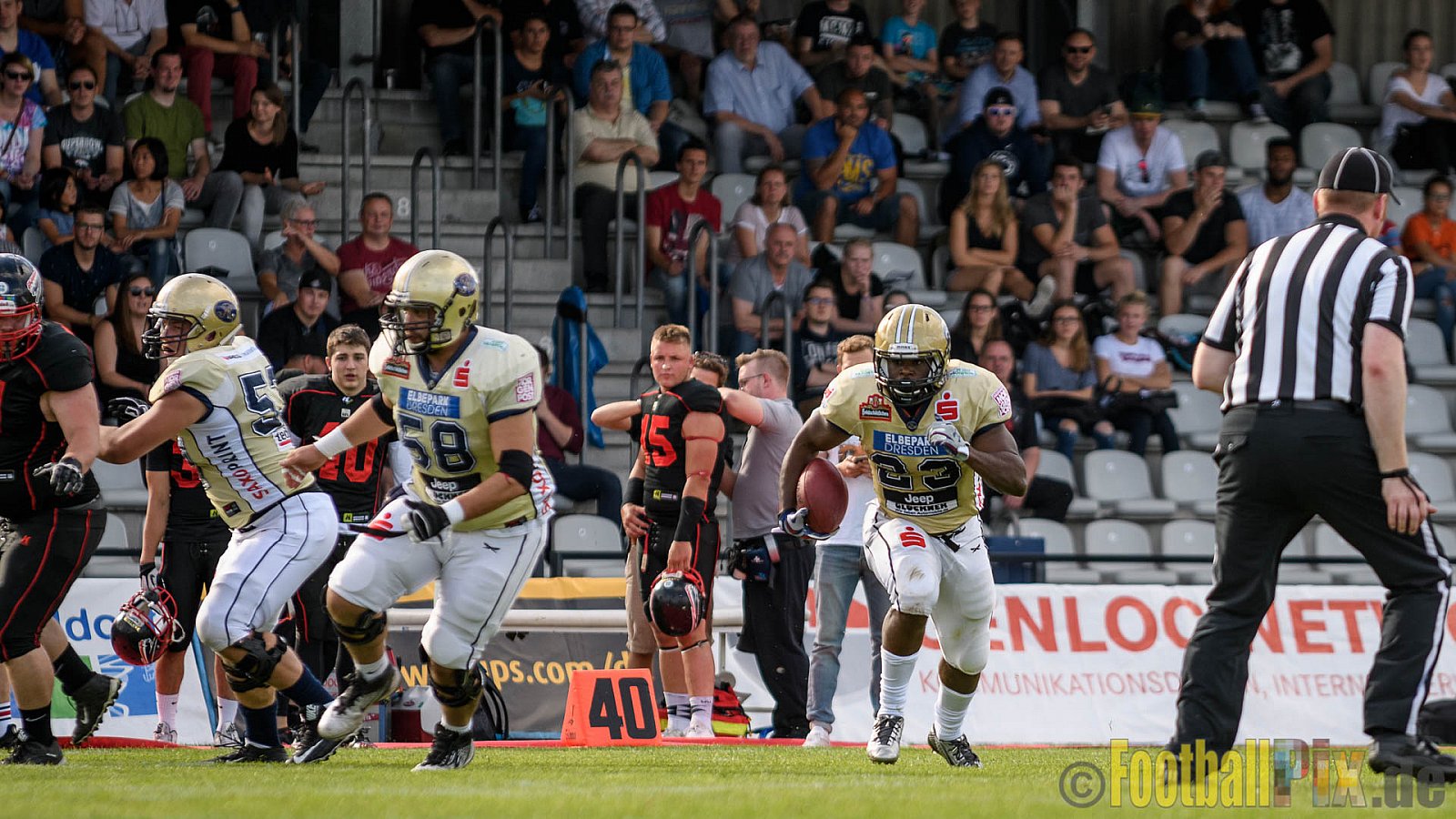 Düsseldorf Panther vs. Dresden Monarchs - 20.08.2016 GFL Nord: Düsseldorf Panther vs. Dresden Monarchs (16:69)