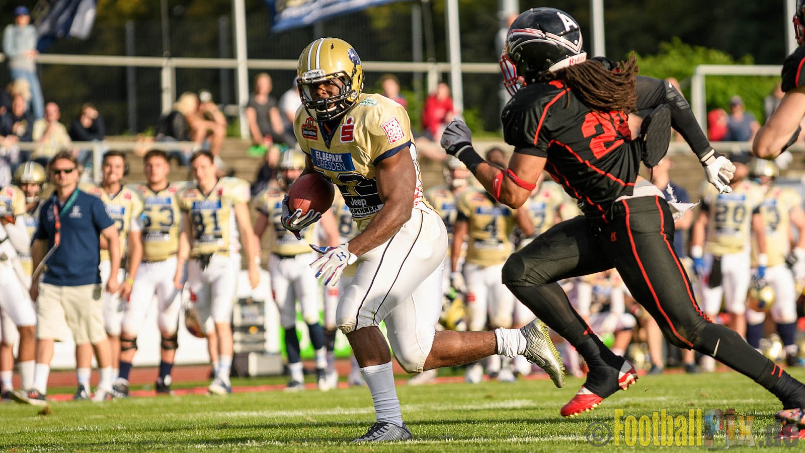 Düsseldorf Panther vs. Dresden Monarchs - 20.08.2016 GFL Nord: Düsseldorf Panther vs. Dresden Monarchs (16:69)