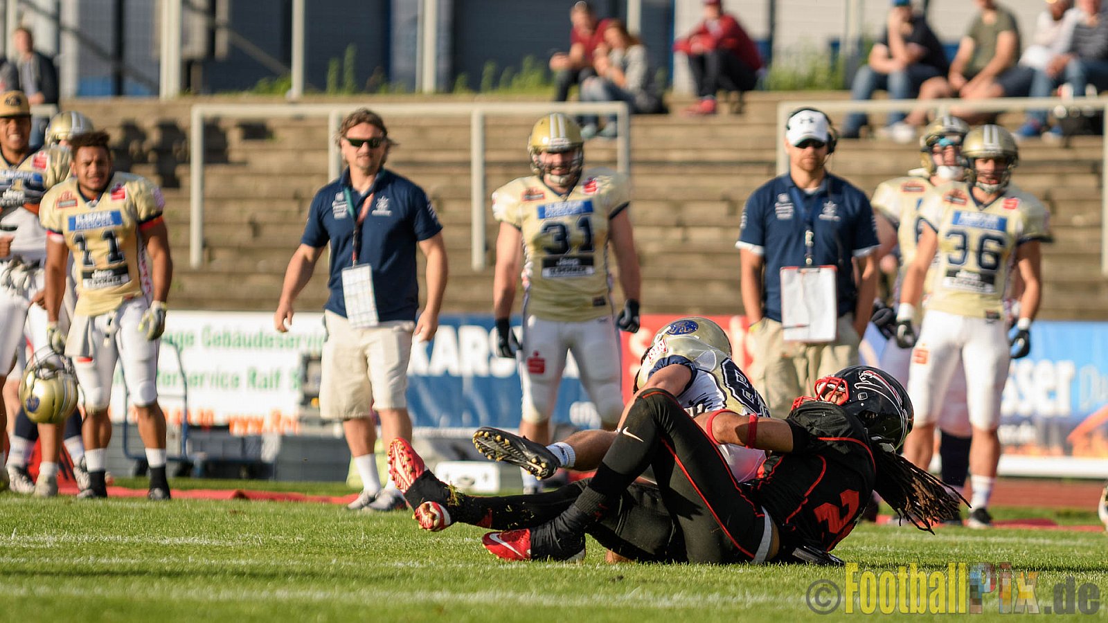 Düsseldorf Panther vs. Dresden Monarchs - 20.08.2016 GFL Nord: Düsseldorf Panther vs. Dresden Monarchs (16:69)