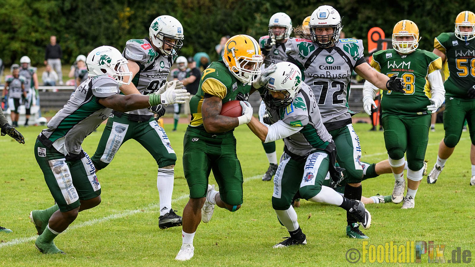 Cologne Crocodiles vs. Bielefeld Bulldogs - 21.08.2016 GFL2: Cologne Crocodiles vs. Bielefeld Bulldogs (63:17)