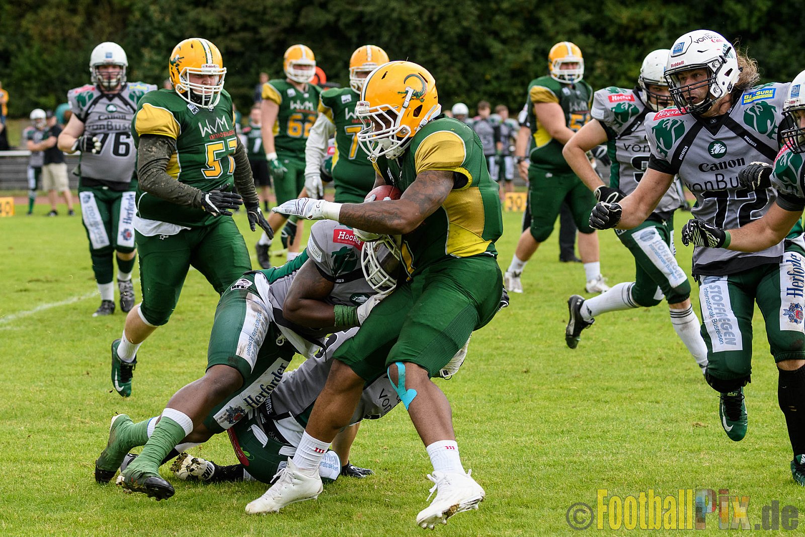 Cologne Crocodiles vs. Bielefeld Bulldogs - 21.08.2016 GFL2: Cologne Crocodiles vs. Bielefeld Bulldogs (63:17)