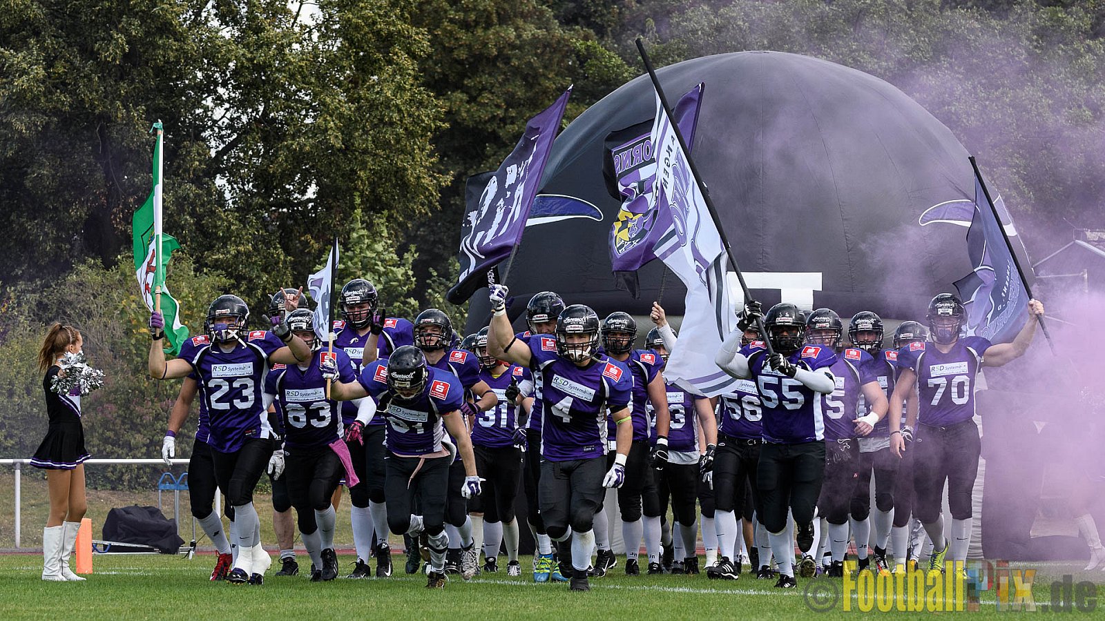 Langenfeld Longhorns vs. Remscheid Amboss - 04.09.2016 RL NRW: Langenfeld Longhorns vs. Remscheid Amboss (72:8)