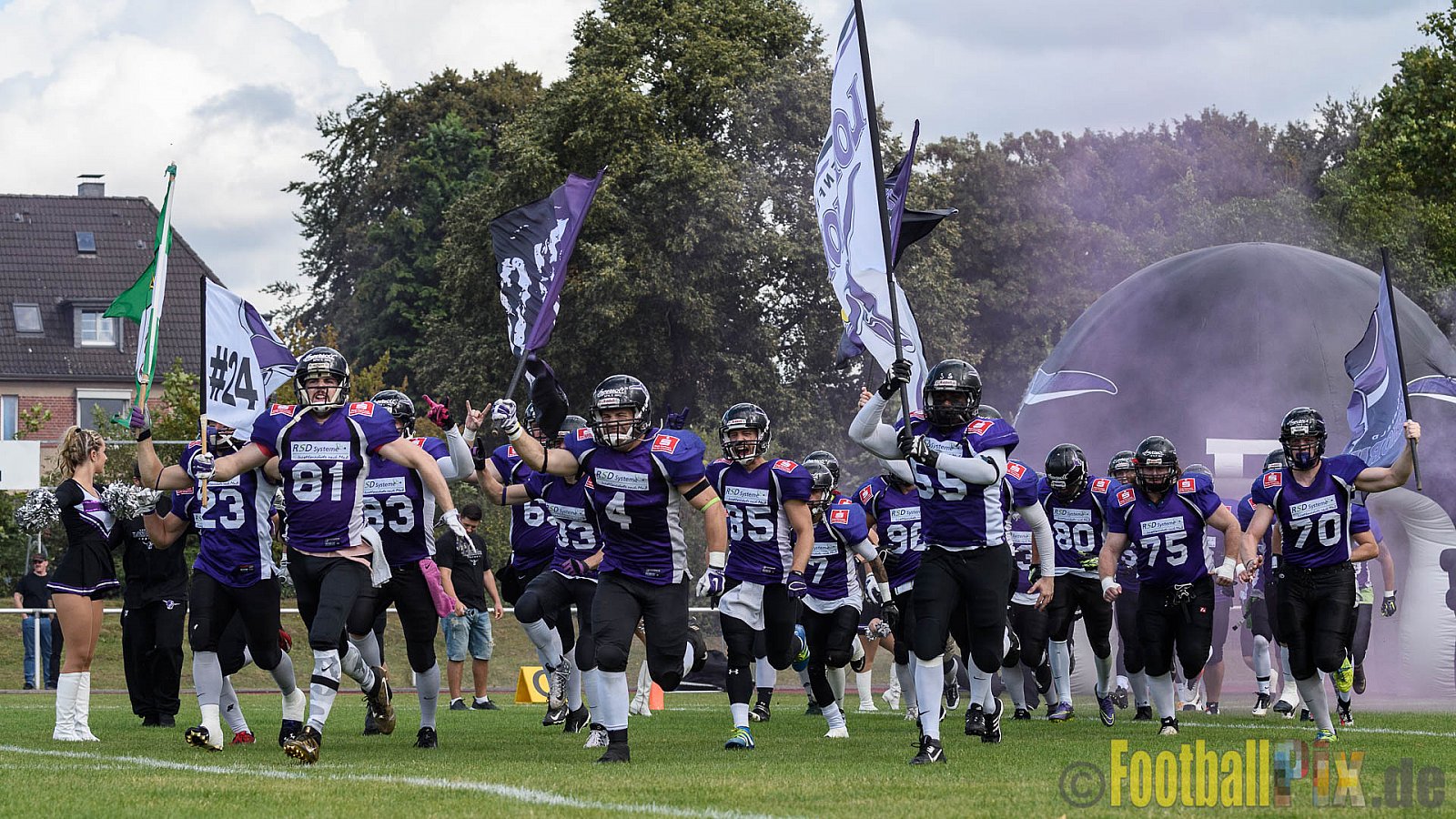 Langenfeld Longhorns vs. Remscheid Amboss - 04.09.2016 RL NRW: Langenfeld Longhorns vs. Remscheid Amboss (72:8)