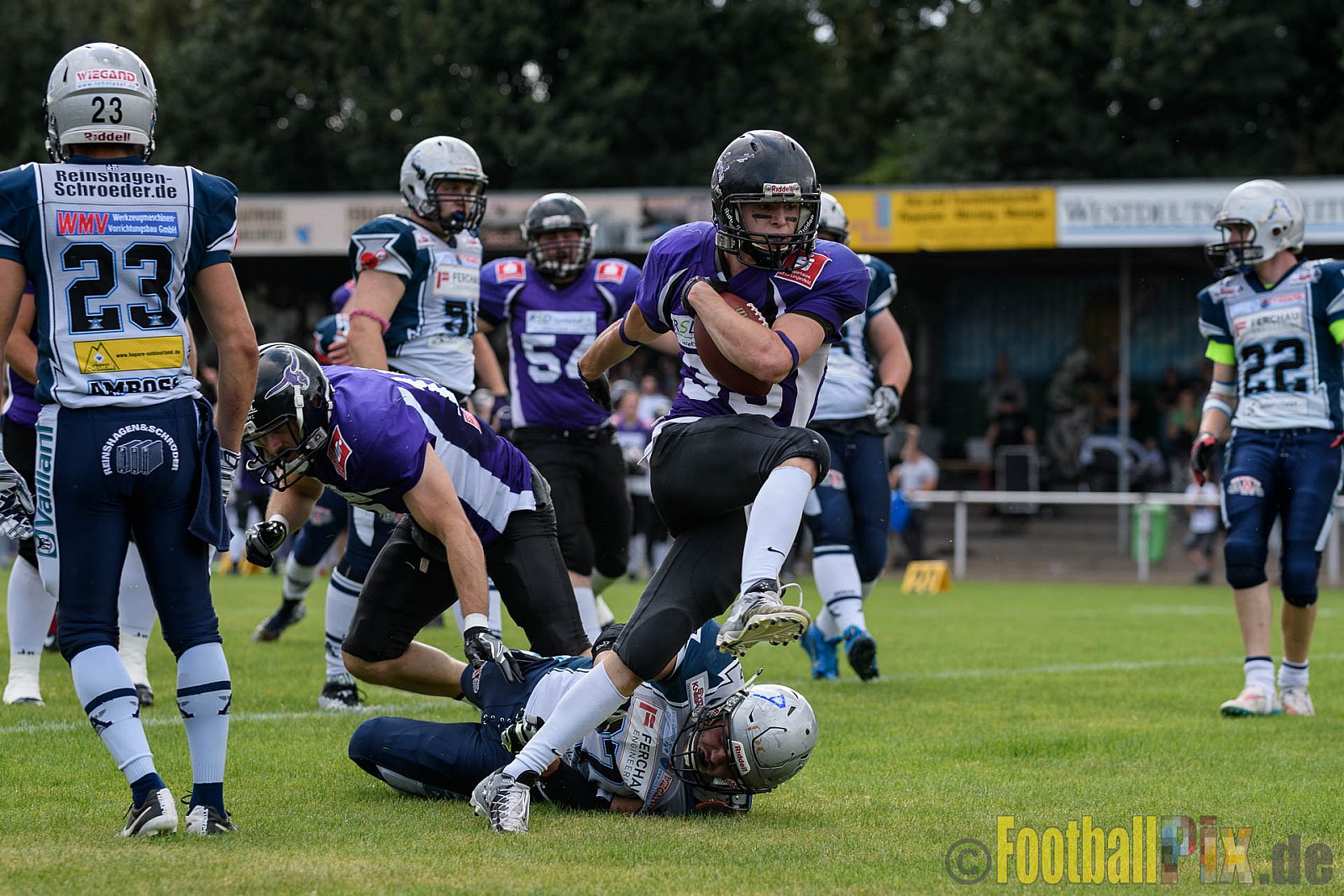Langenfeld Longhorns vs. Remscheid Amboss - 04.09.2016 RL NRW: Langenfeld Longhorns vs. Remscheid Amboss (72:8)
