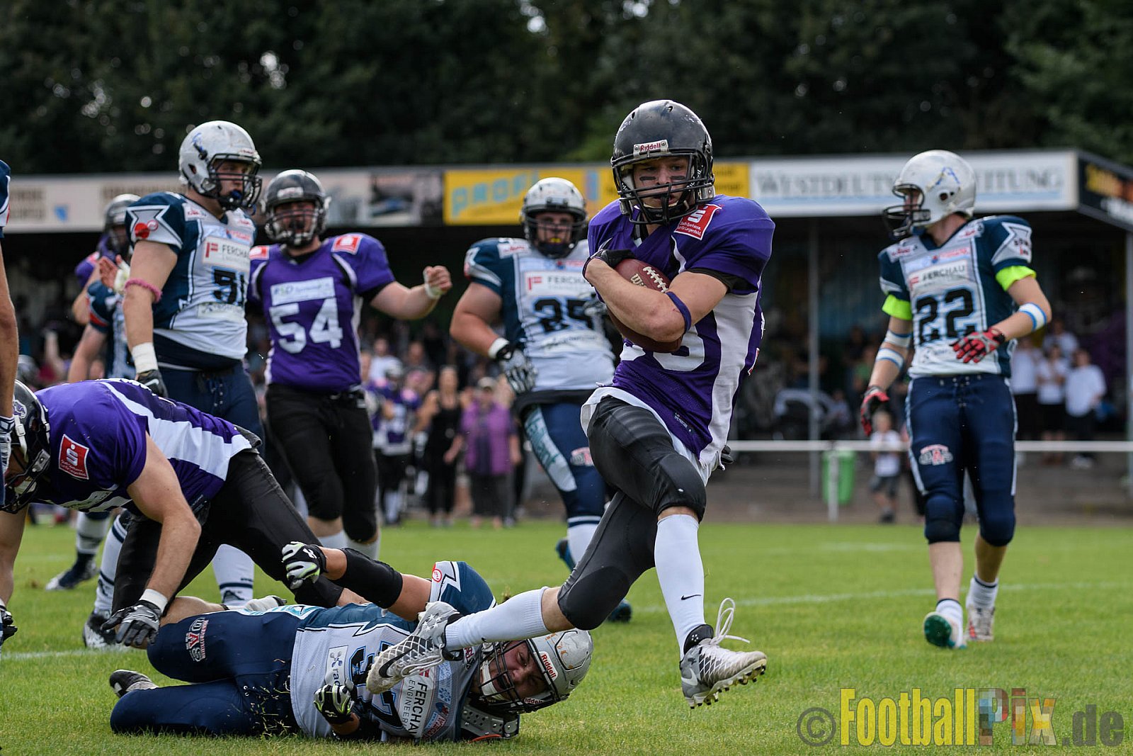 Langenfeld Longhorns vs. Remscheid Amboss - 04.09.2016 RL NRW: Langenfeld Longhorns vs. Remscheid Amboss (72:8)