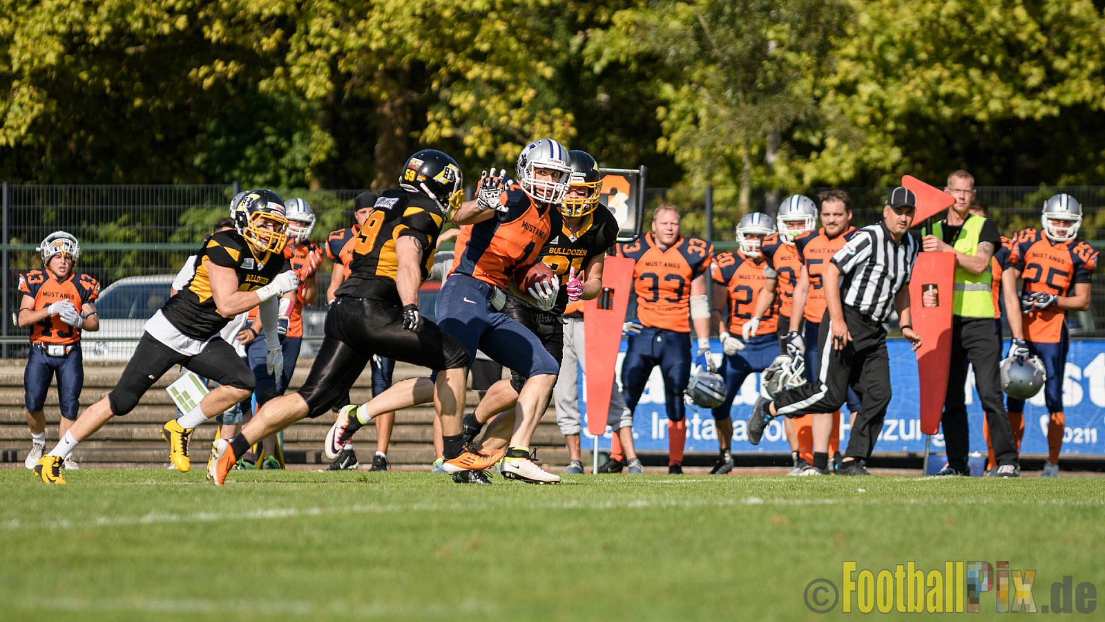 Düsseldorf Bulldozer vs. Sauerland Mustangs - 10.09.2016 LL Nord NRW: Düsseldorf Bulldozer vs. Sauerland Mustangs (14:27)