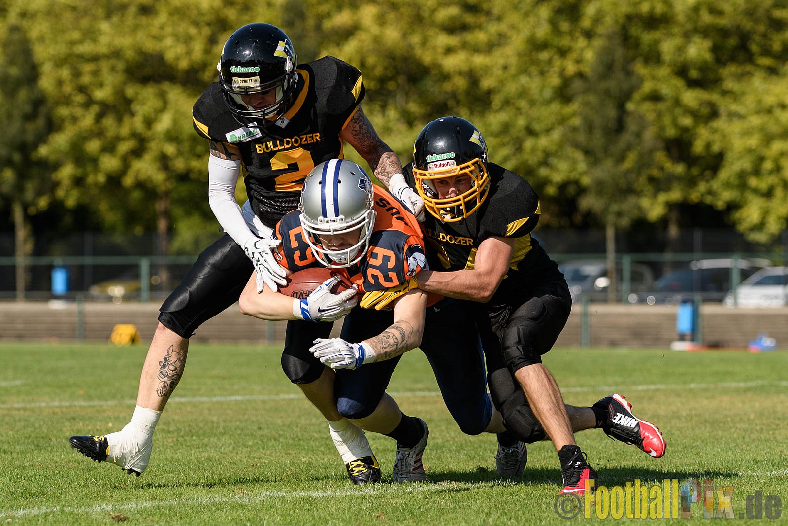 Düsseldorf Bulldozer vs. Sauerland Mustangs - 10.09.2016 LL Nord NRW: Düsseldorf Bulldozer vs. Sauerland Mustangs (14:27)
