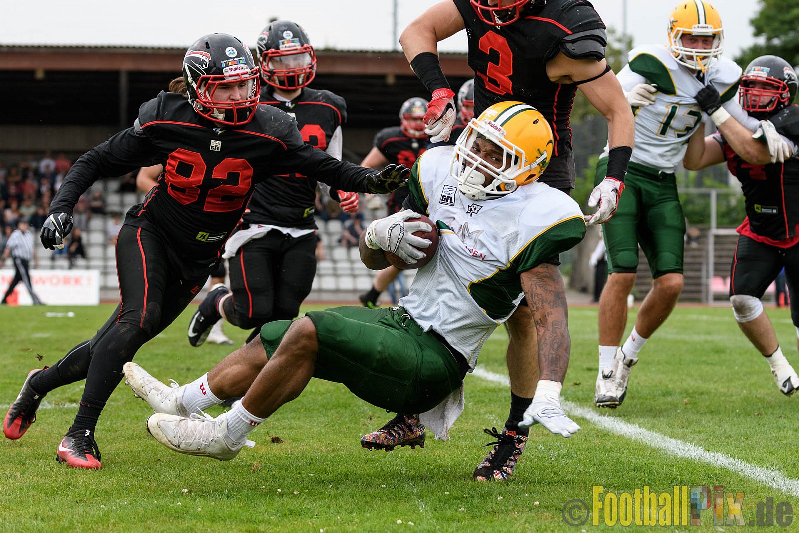 Düsseldorf Panther vs. Cologne Crocodiles - 17.09.2016 GFL Nord: Düsseldorf Panther vs. Cologne Crocodiles (0:34)