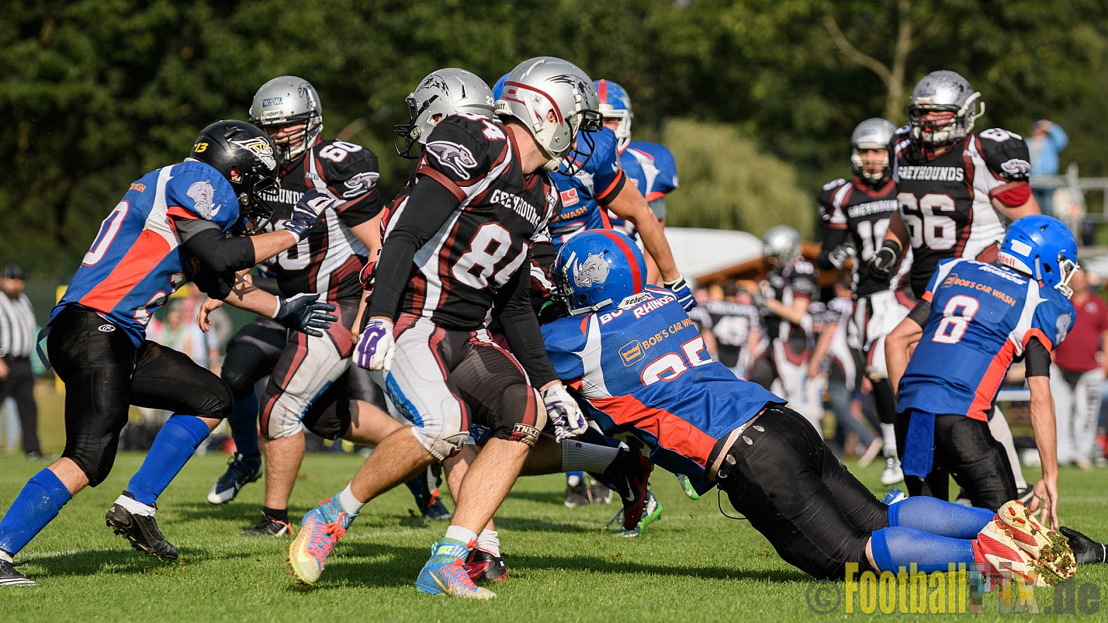 Bocholt Rhinos vs. Wuppertal Greyhounds - 18.09.2016 VL NRW: Bocholt Rhinos vs. Wuppertal Greyhounds (12:53)