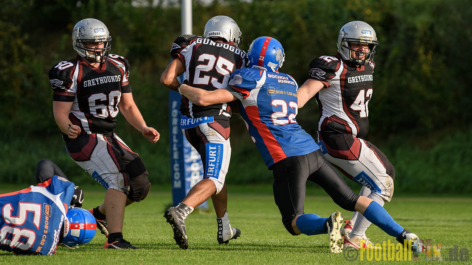 Bocholt Rhinos vs. Wuppertal Greyhounds - 18.09.2016 VL NRW: Bocholt Rhinos vs. Wuppertal Greyhounds (12:53)