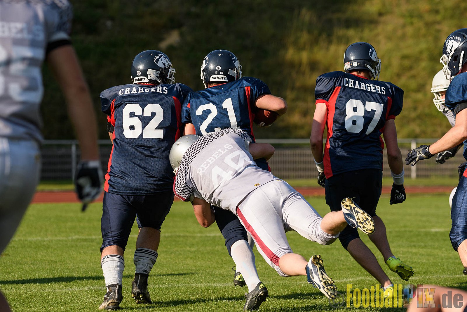 Recklinghausen Chargers vs. Bochum Rebels - 24.09.2016 LL NRW: Recklinghausen Chargers vs. Bochum Rebels (38:8)