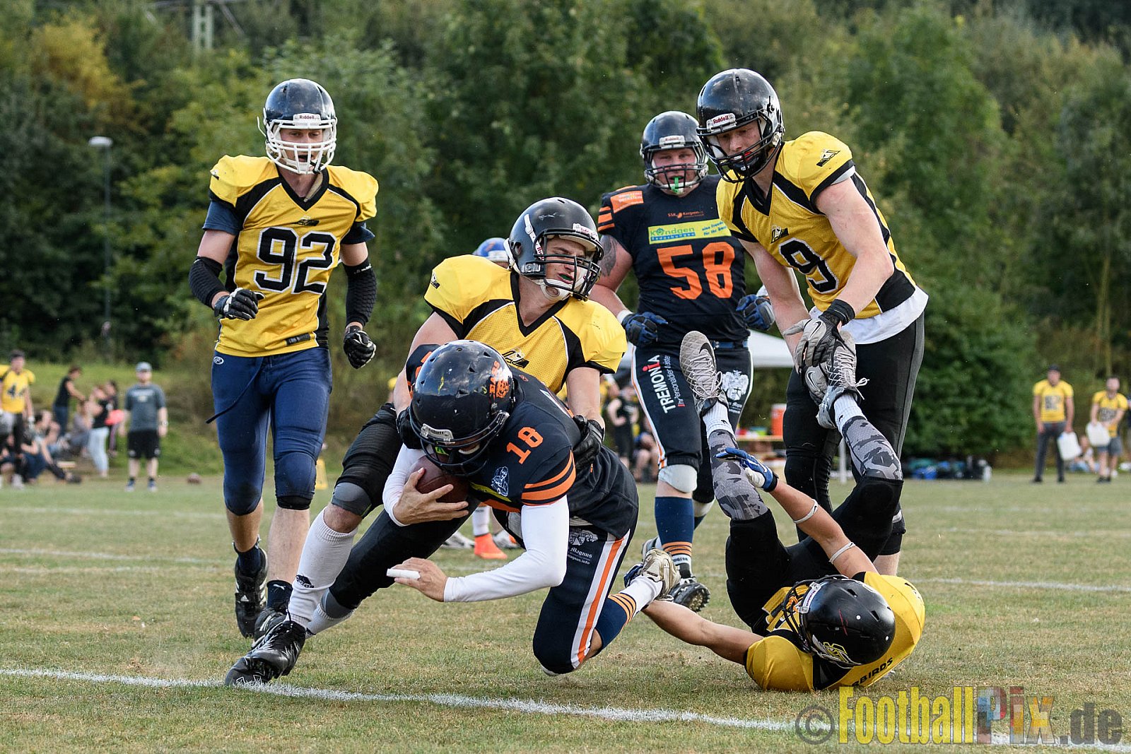 Kerpen Bears vs. Duisburg Thunderbirds - 25.09.2016 VL NRW: Kerpen Bears vs. Duisburg Thunderbirds (7:28)