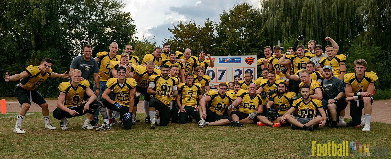 Kerpen Bears vs. Duisburg Thunderbirds - 25.09.2016 VL NRW: Kerpen Bears vs. Duisburg Thunderbirds (7:28)