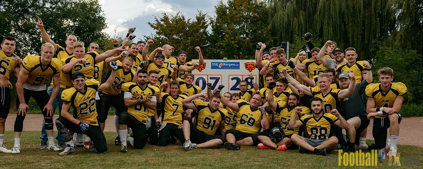 Kerpen Bears vs. Duisburg Thunderbirds - 25.09.2016 VL NRW: Kerpen Bears vs. Duisburg Thunderbirds (7:28)