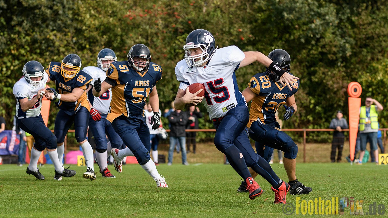 Kevelaer Kings vs. Recklinghausen Chargers - 01.10.2016 LL NRW: Kevelaer Kings vs. Recklinghausen Chargers (0:10)