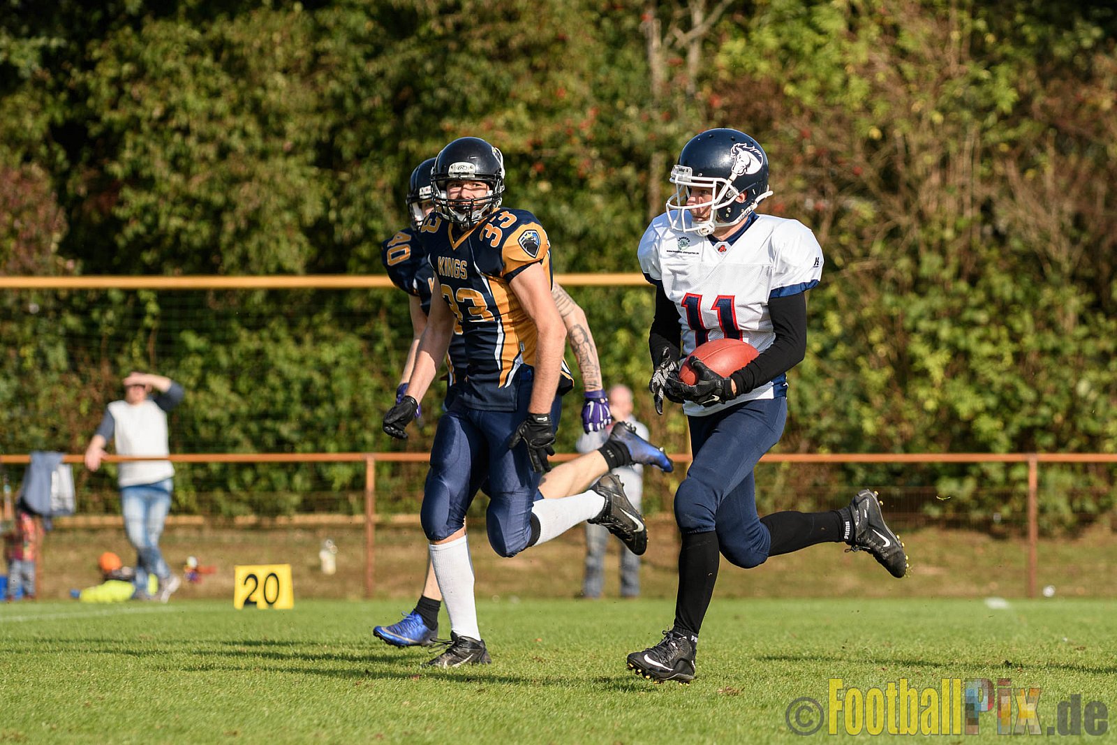 Kevelaer Kings vs. Recklinghausen Chargers - 01.10.2016 LL NRW: Kevelaer Kings vs. Recklinghausen Chargers (0:10)
