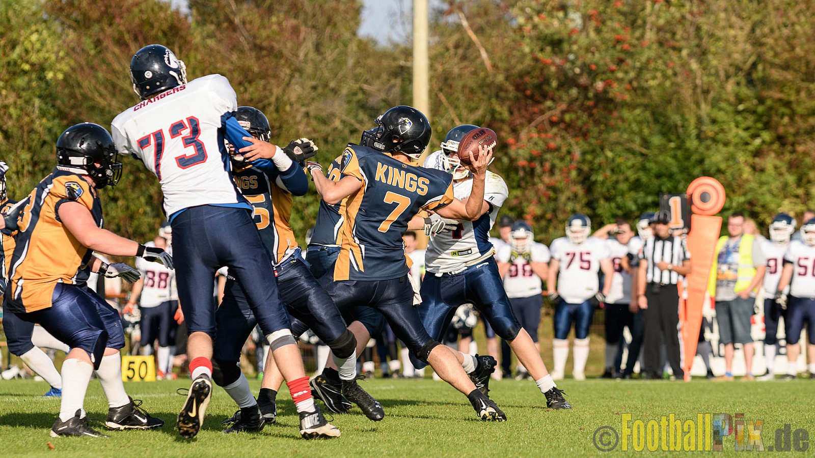 Kevelaer Kings vs. Recklinghausen Chargers - 01.10.2016 LL NRW: Kevelaer Kings vs. Recklinghausen Chargers (0:10)