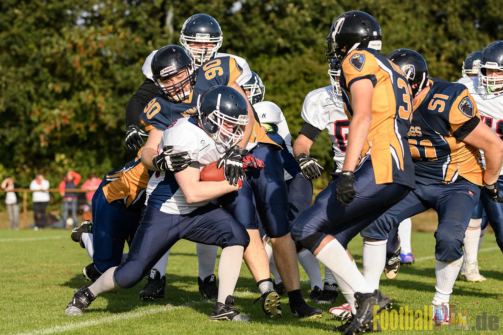 Kevelaer Kings vs. Recklinghausen Chargers - 01.10.2016 LL NRW: Kevelaer Kings vs. Recklinghausen Chargers (0:10)