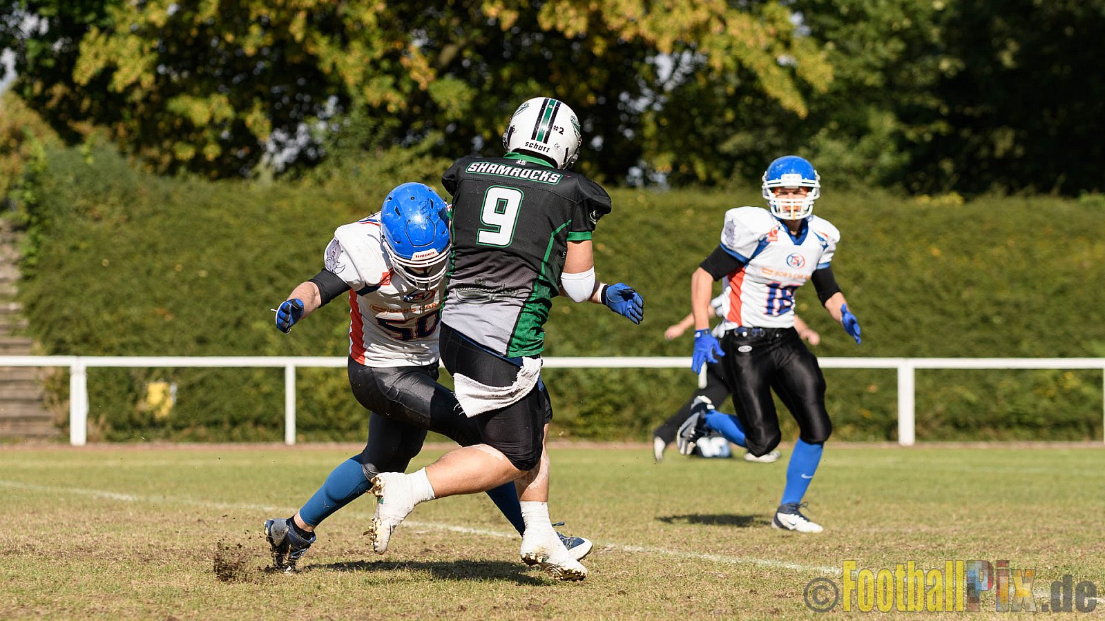 Mülheim Shamrocks Herren vs. Bocholt Rhinos - 03.10.2016 VL NRW: Mülheim Shamrocks Herren vs. Bocholt Rhinos (35:20)
