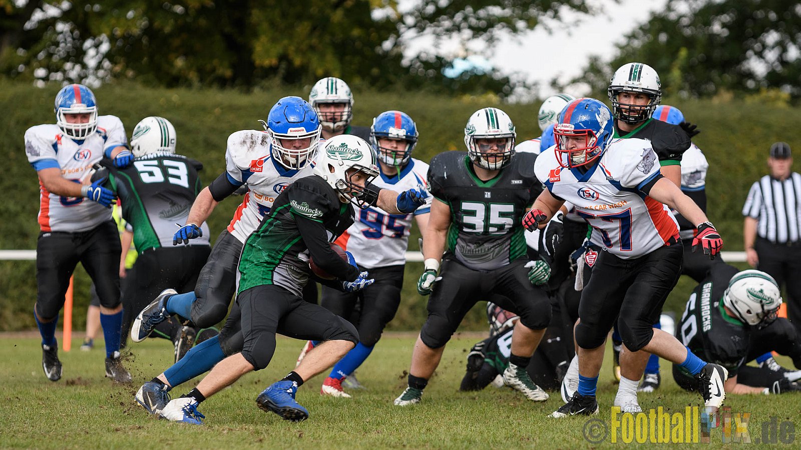 Mülheim Shamrocks Herren vs. Bocholt Rhinos - 03.10.2016 VL NRW: Mülheim Shamrocks Herren vs. Bocholt Rhinos (35:20)